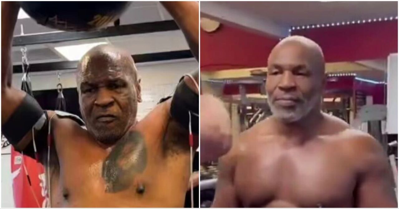 Mike Tyson Shows Off Ripped Physique Ahead of Jake Paul Fight