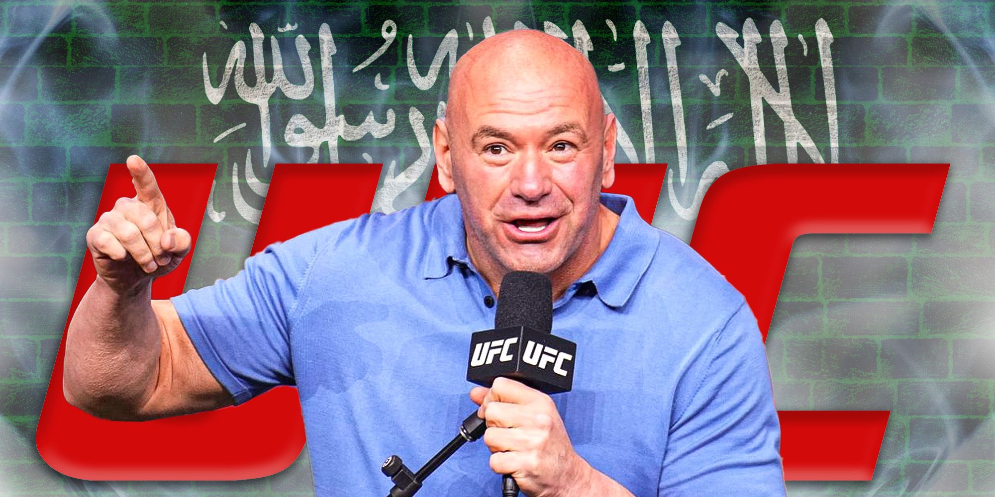 Dana White looking excited