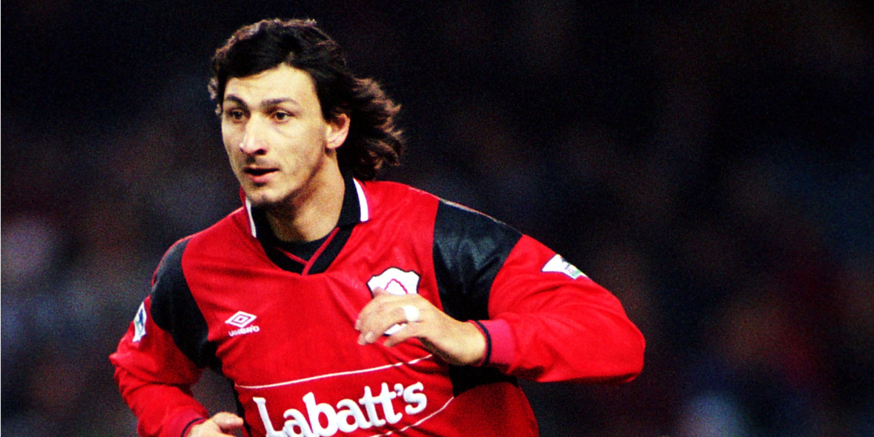 Andrea Silenzi in action for Nottingham Forest in the Premier League