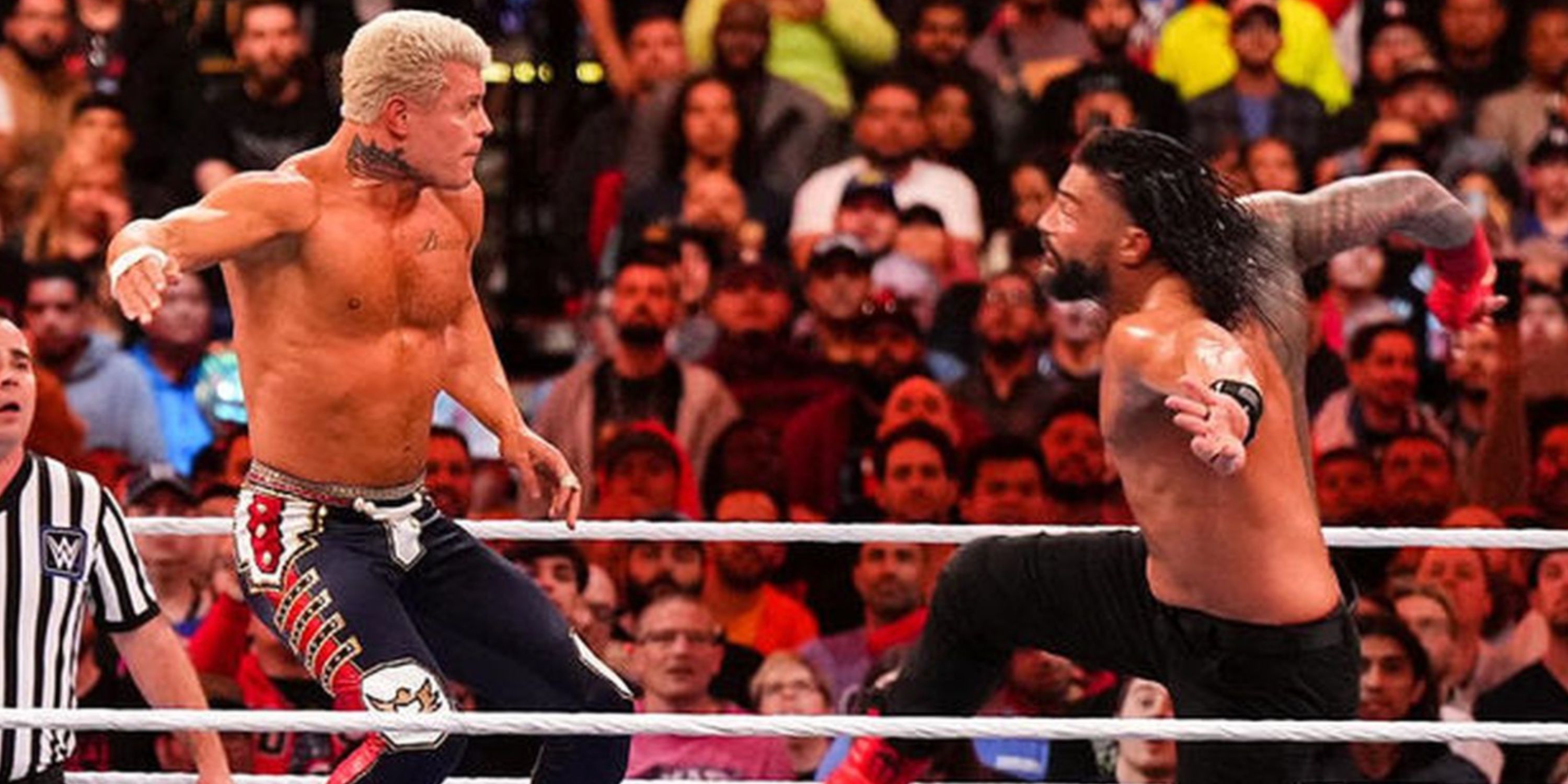 Cody Rhodes battles Roman Reigns at WrestleMania 39