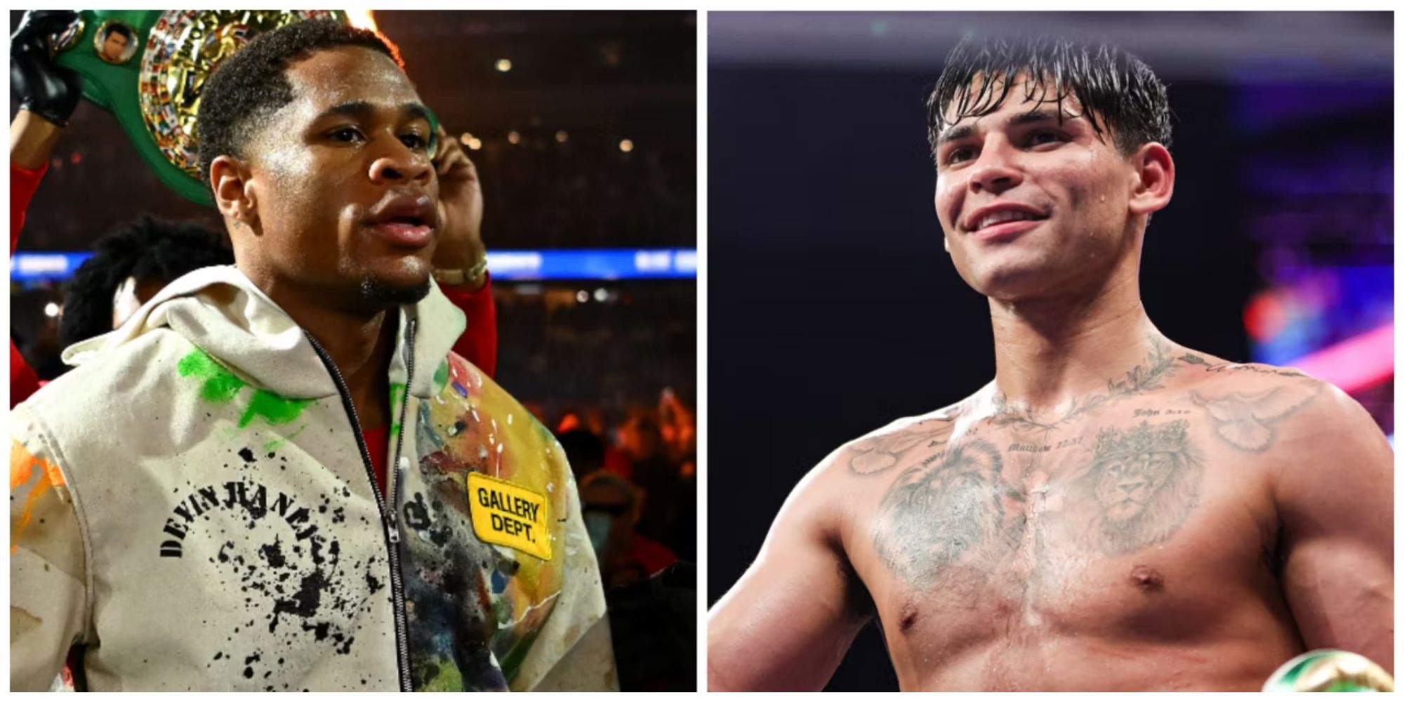 Devin Haney's Father Reacts to Ryan Garcia's Positive Drug Tests