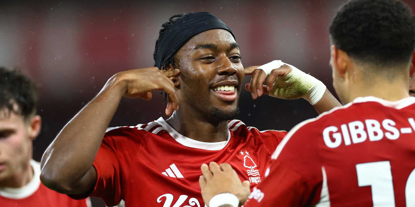 Elanga celebrates