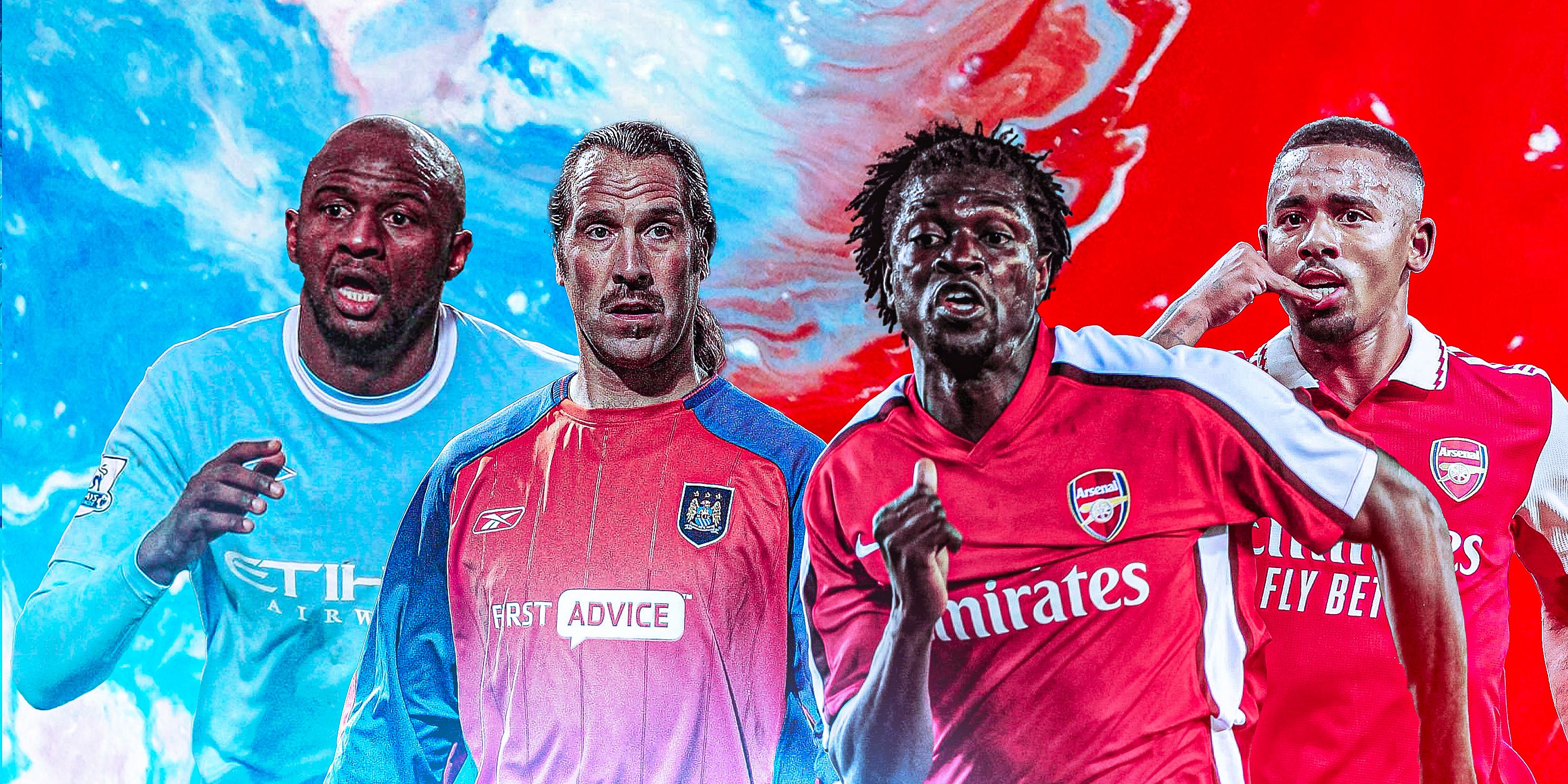 Every player to have played for Man City and Arsenal