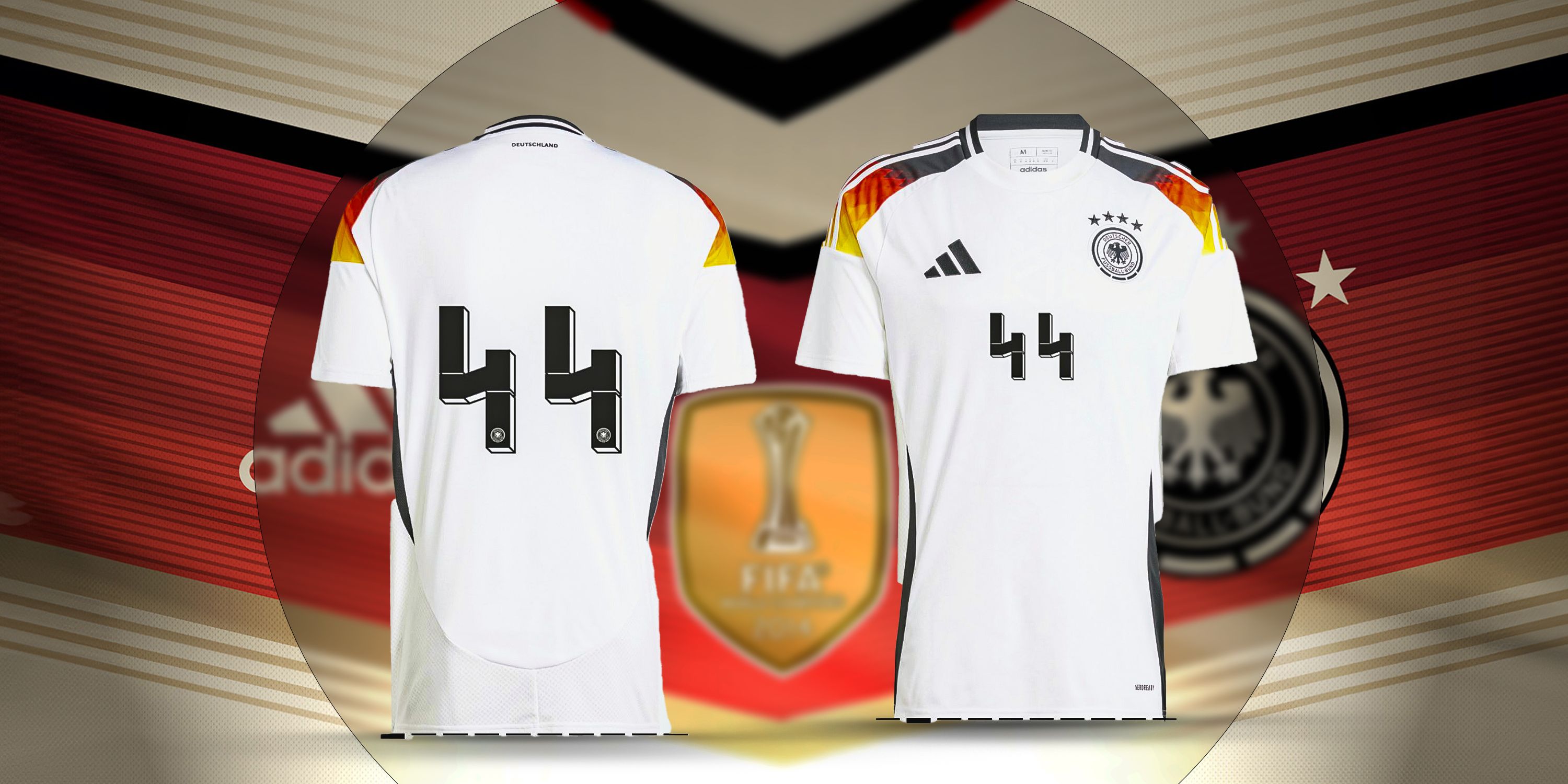 German fans have been banned from buying shirts with the number 44 on the back