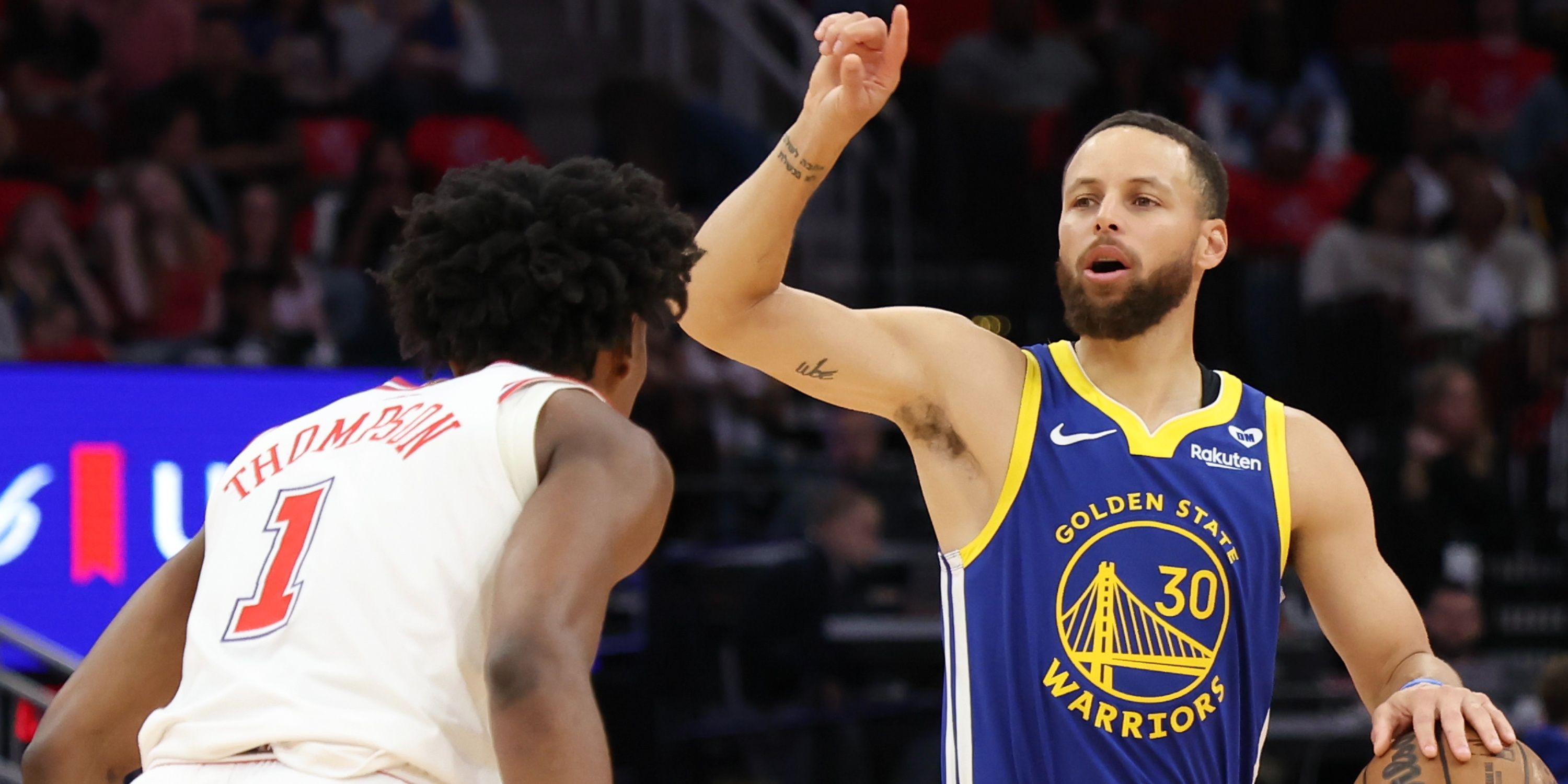 Golden State Warriors' Stephen Curry vs. Houston Rockets