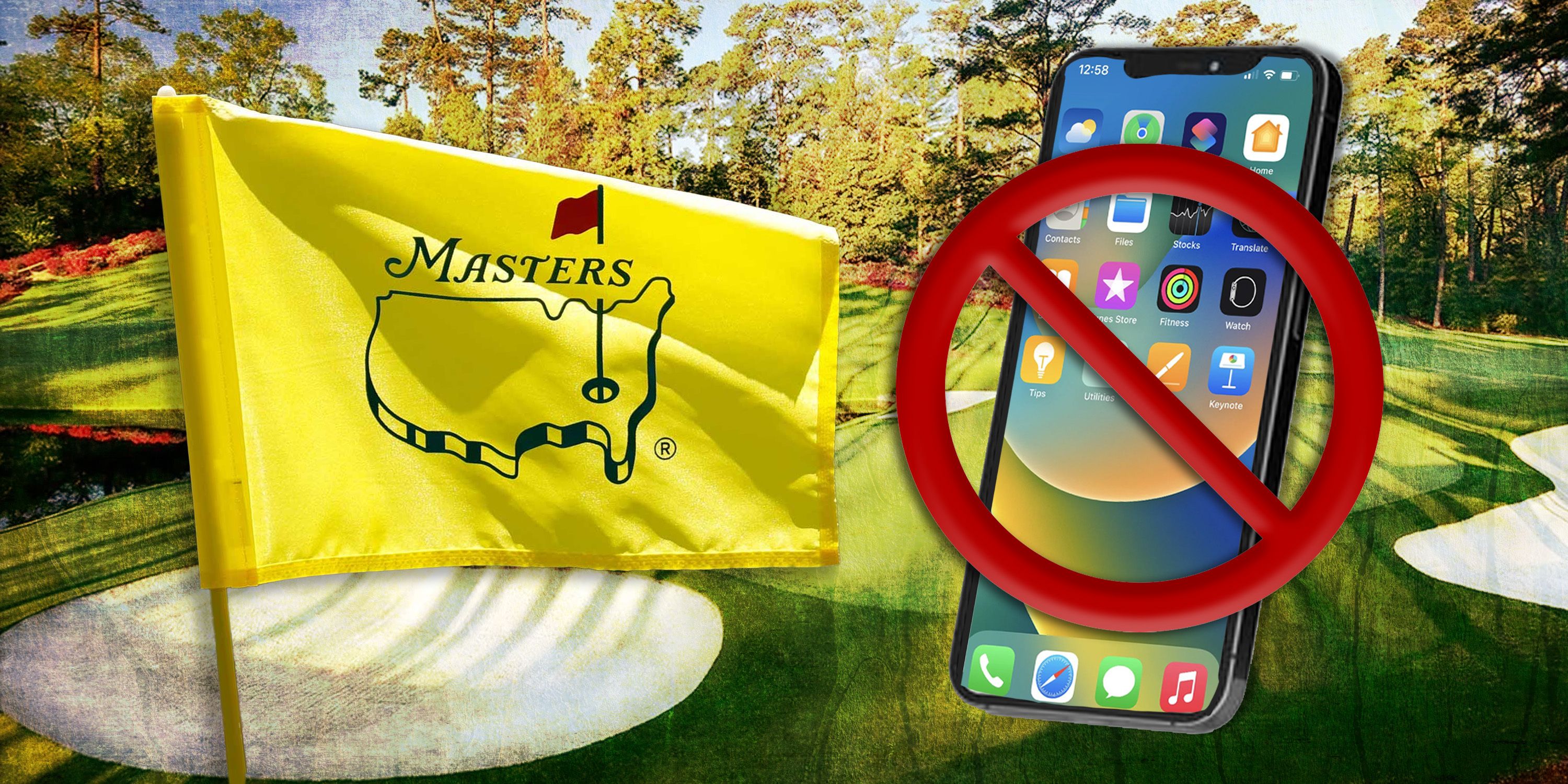 GOLF_Masters Cell Ban