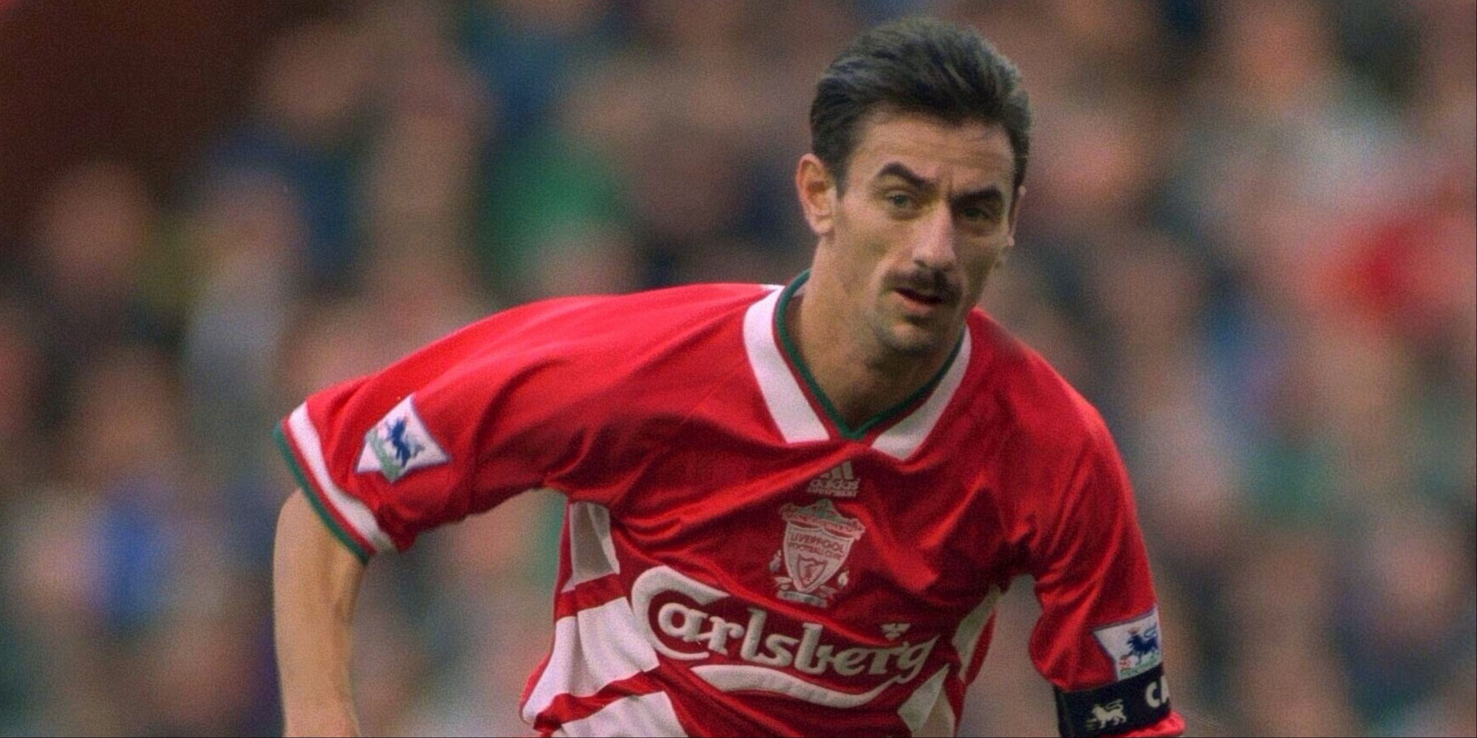 Ian Rush in action for Liverpool.