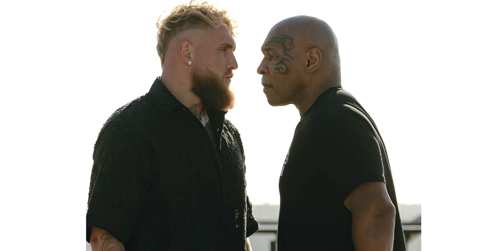 Jake Paul and Mike Tyson face-to-face