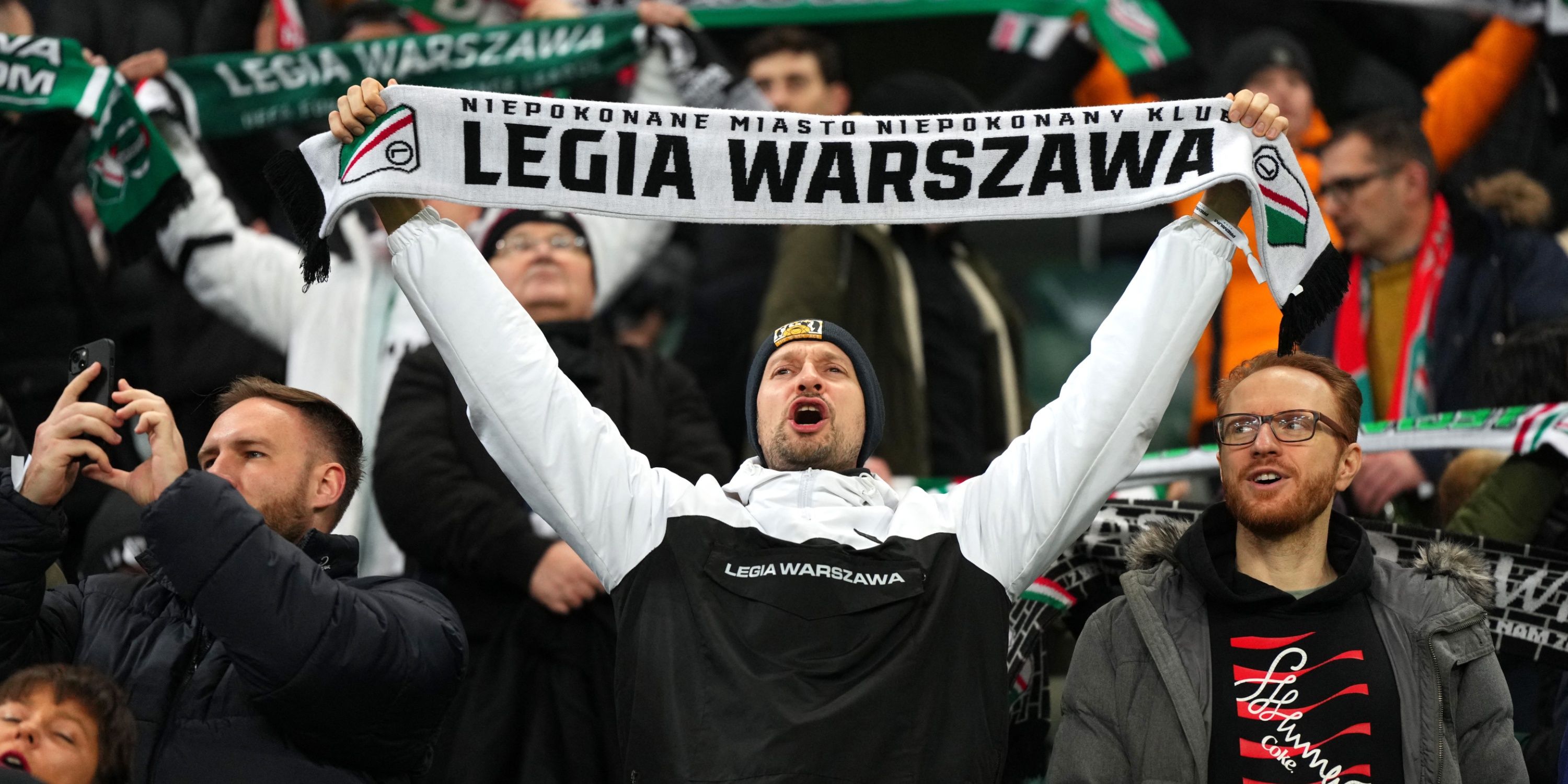 Legia Warsaw fans.