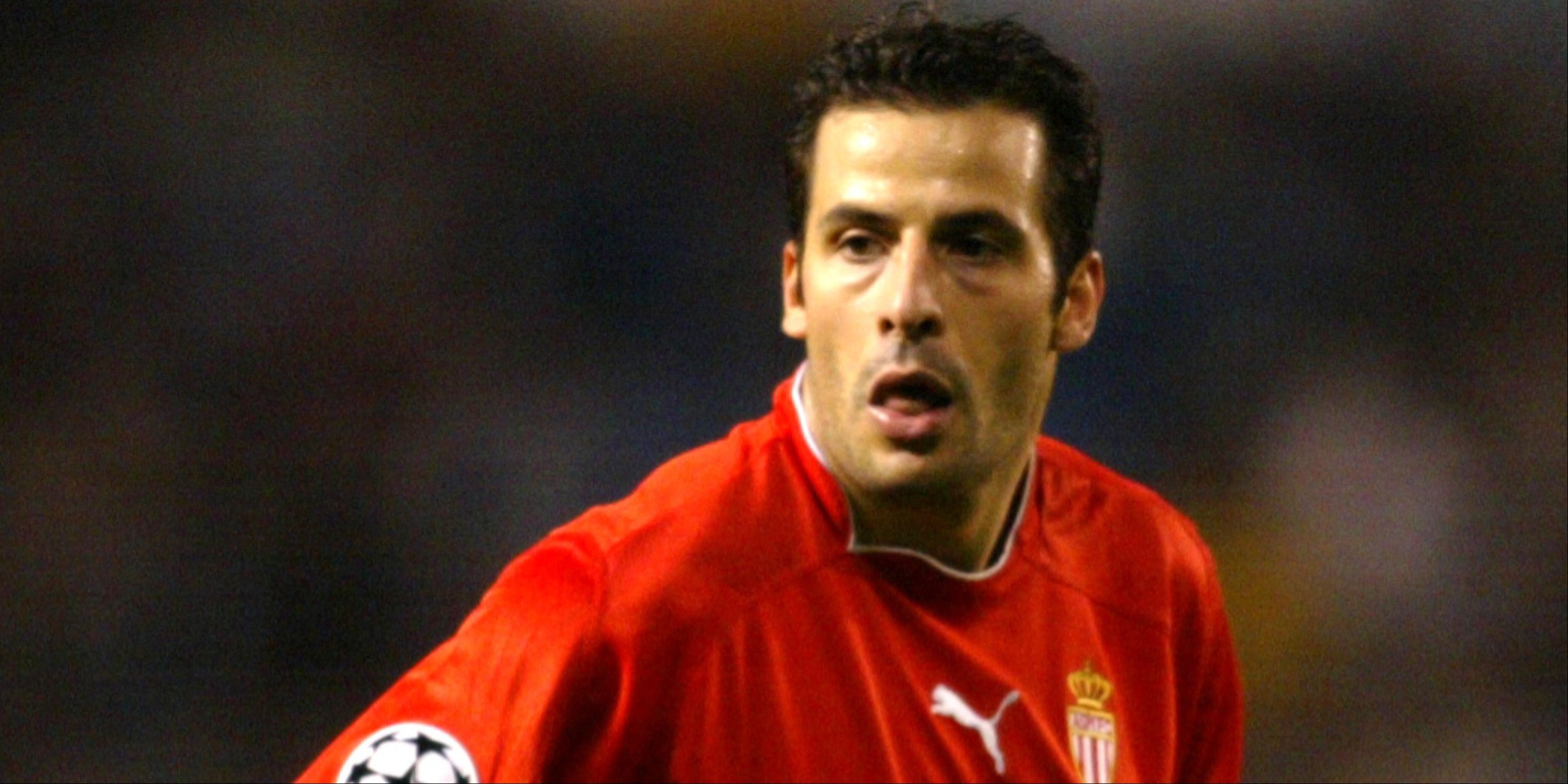 Ludovic Giuly in action for Monaco. 