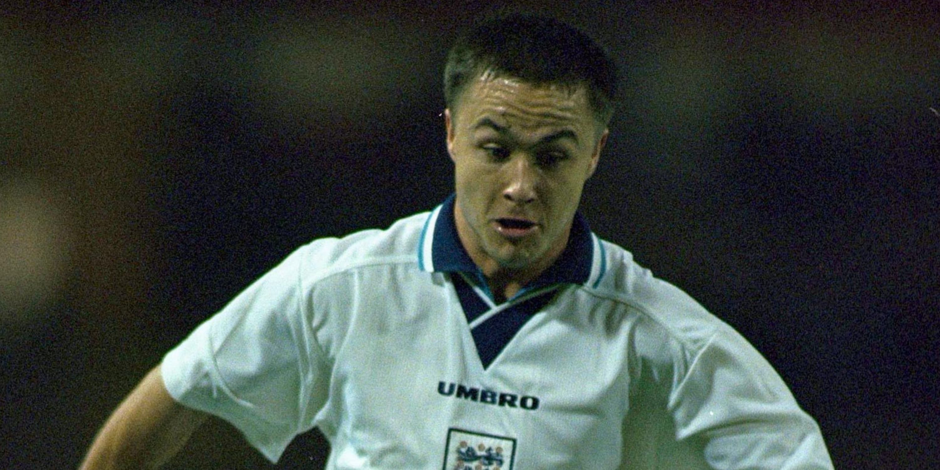 Dennis Wise playing for England