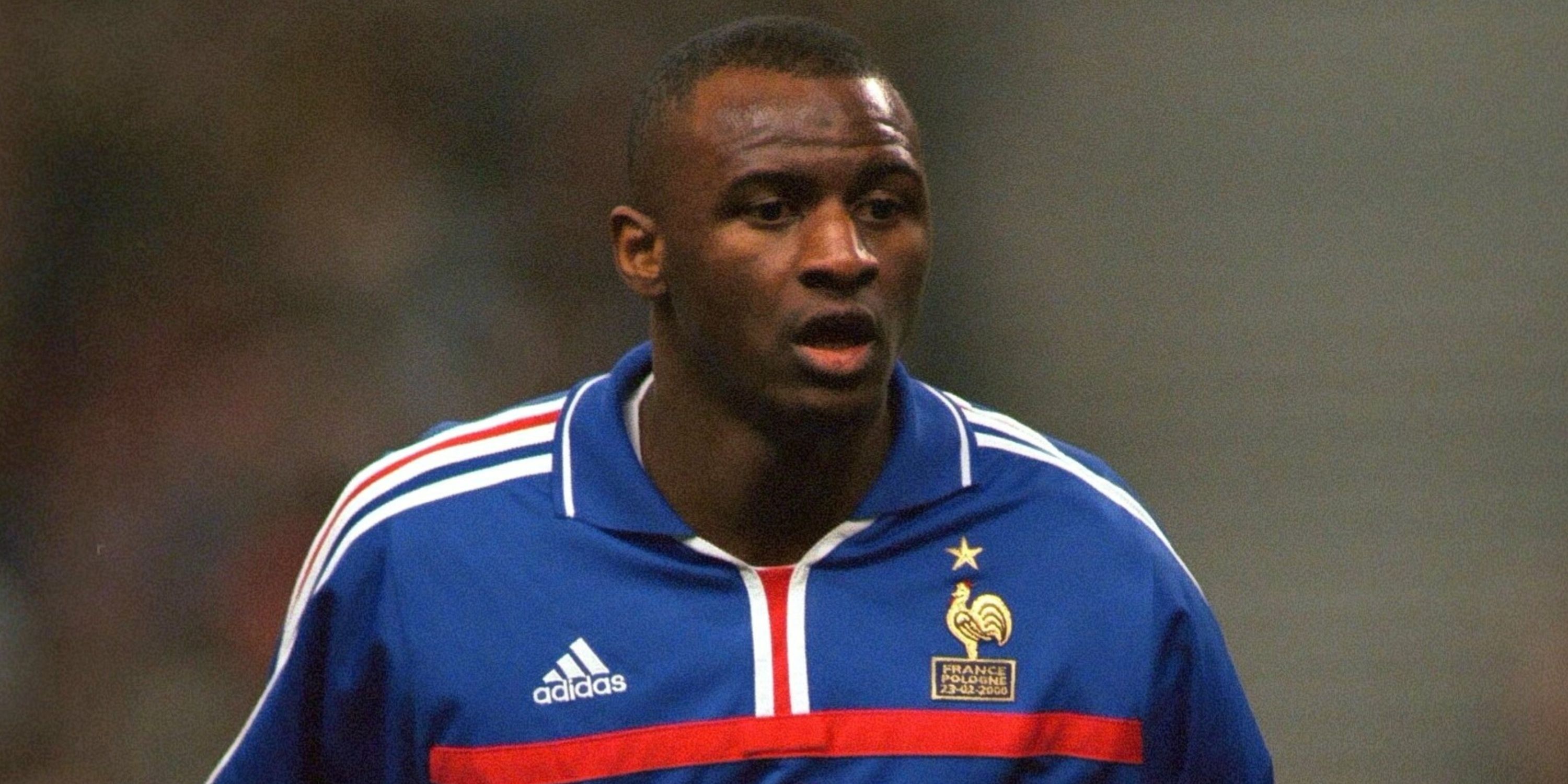 Patrick Vieira of France looking on