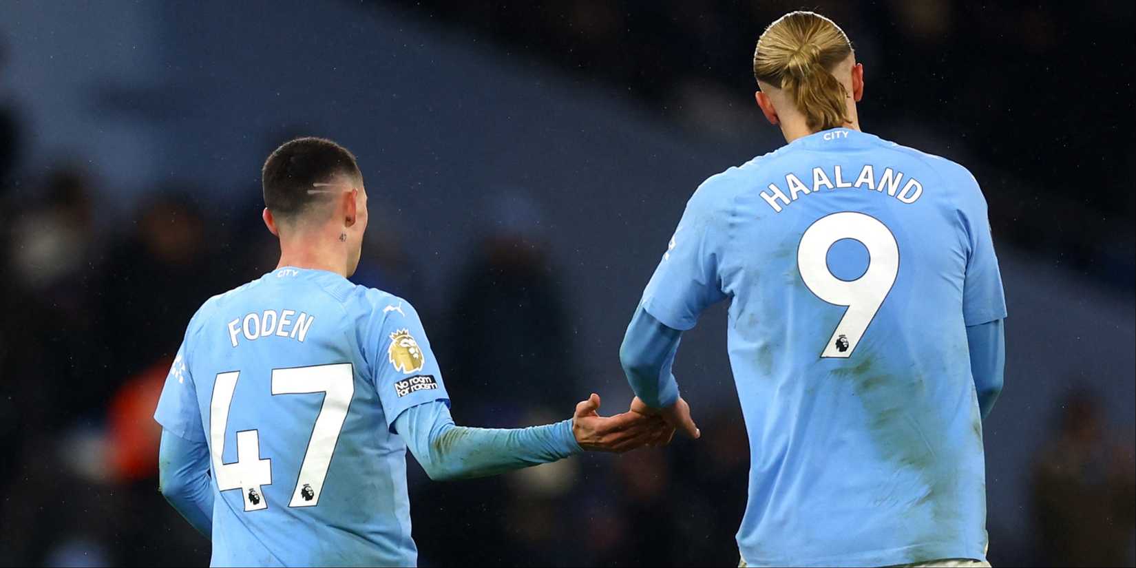 Phil Foden and Erling Haaland