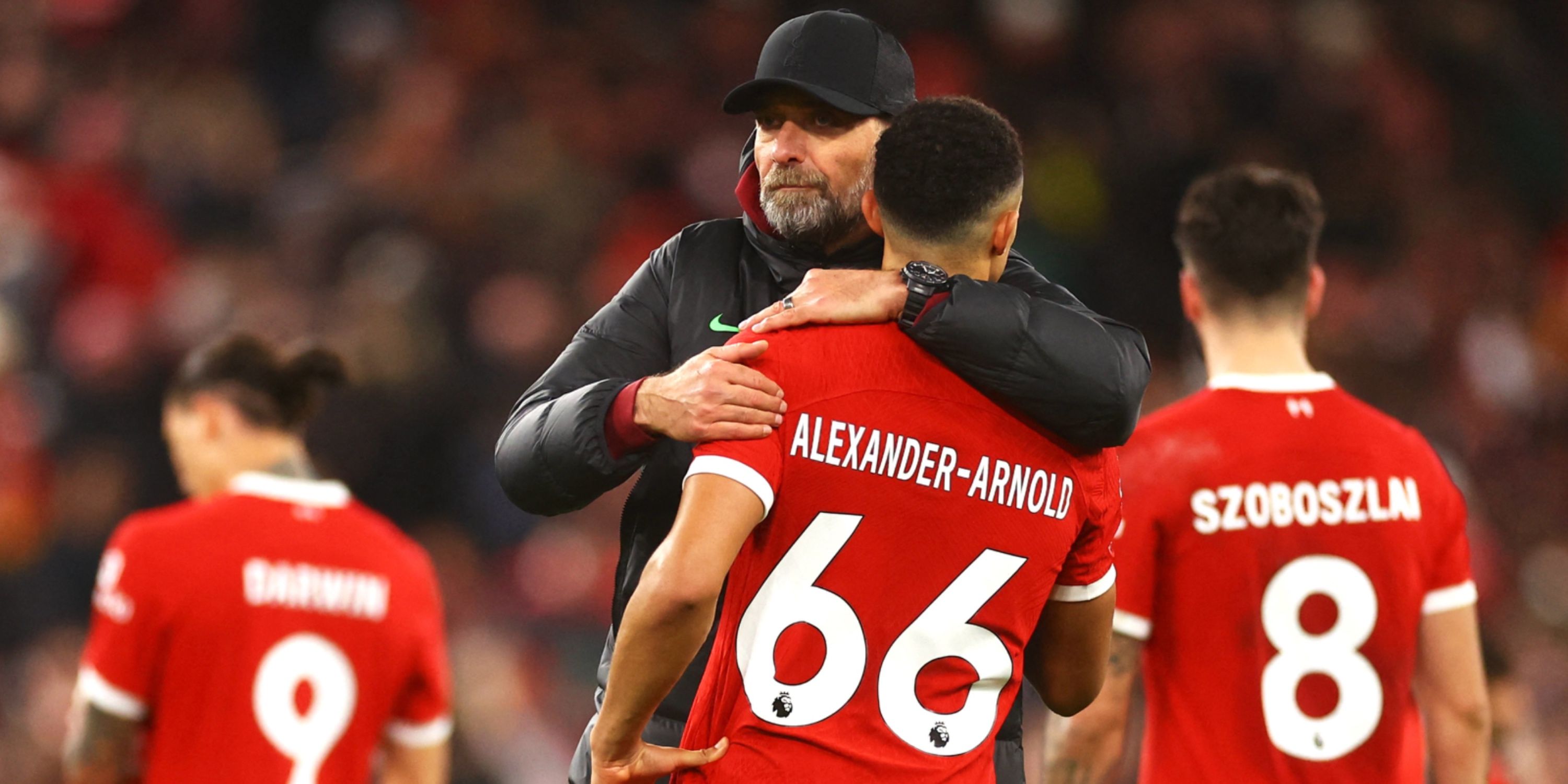 Jurgen Klopp and Trent Alexander-Arnold