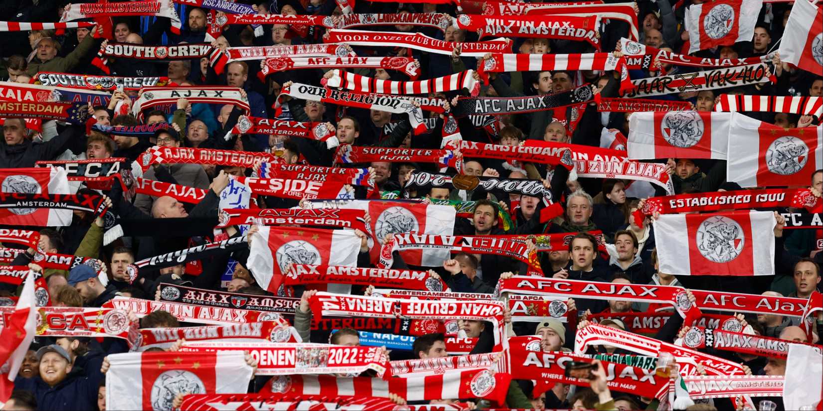 Ajax fans before a game