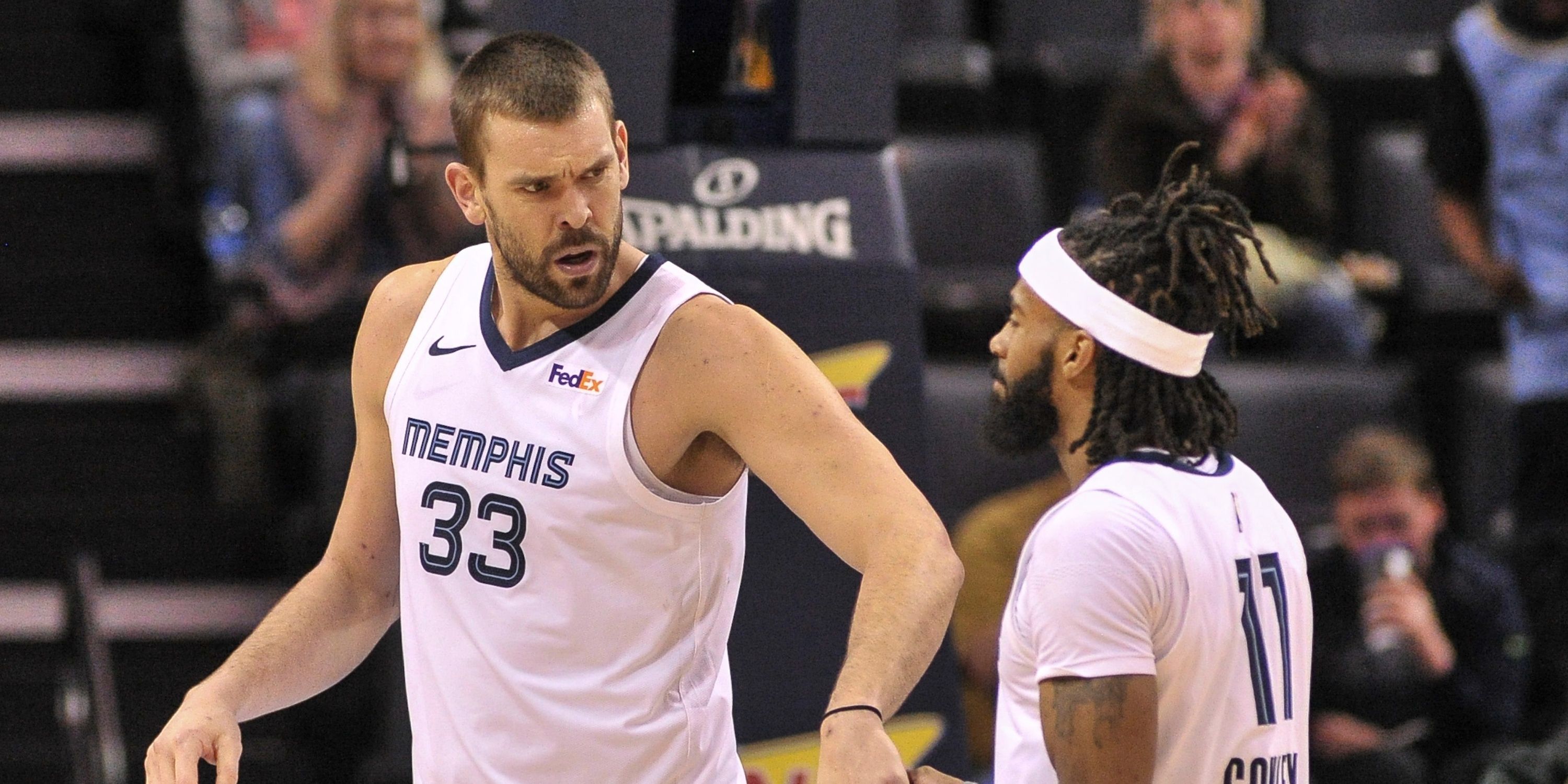 Marc Gasol and Mike Conley