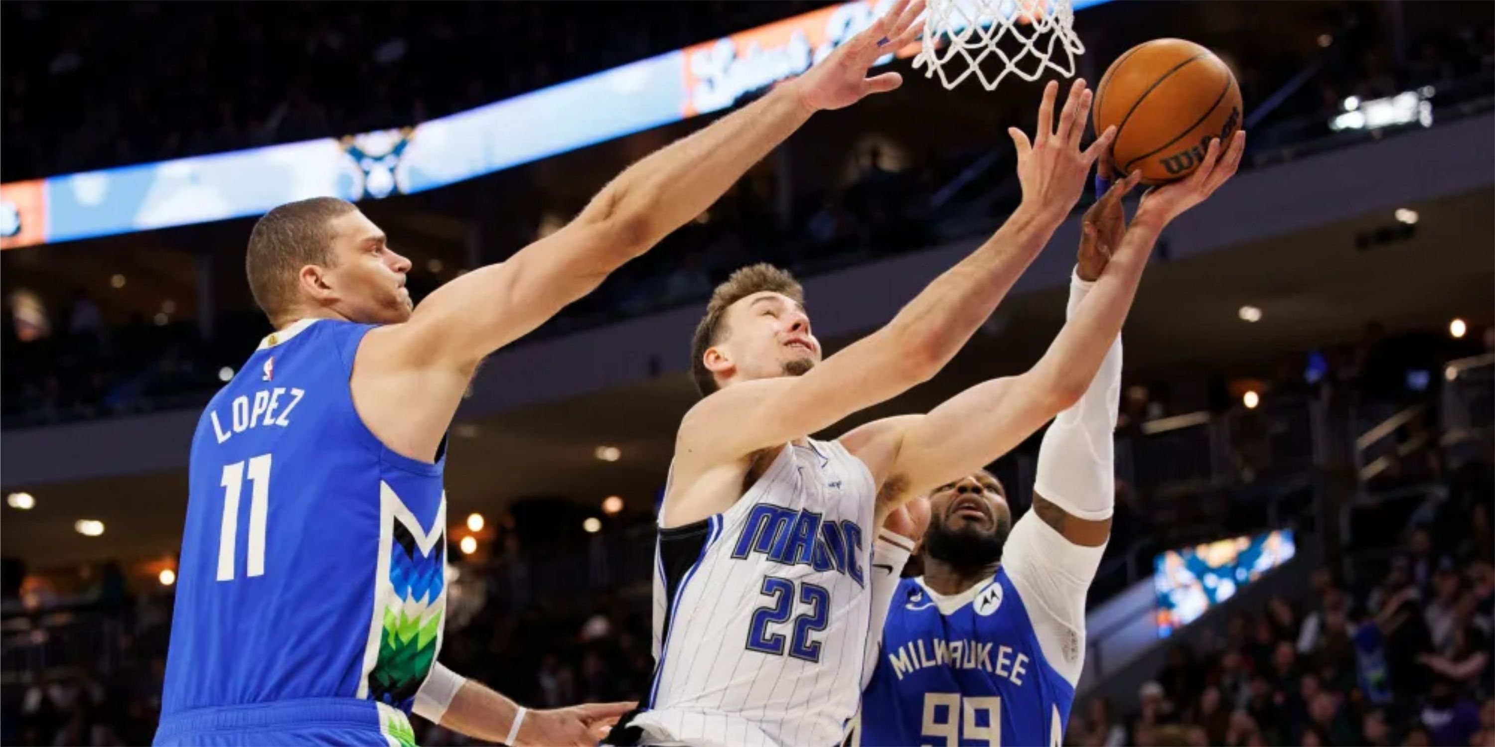 Franz Wagner Brook Lopez Orlando Magic Milwaukee Bucks