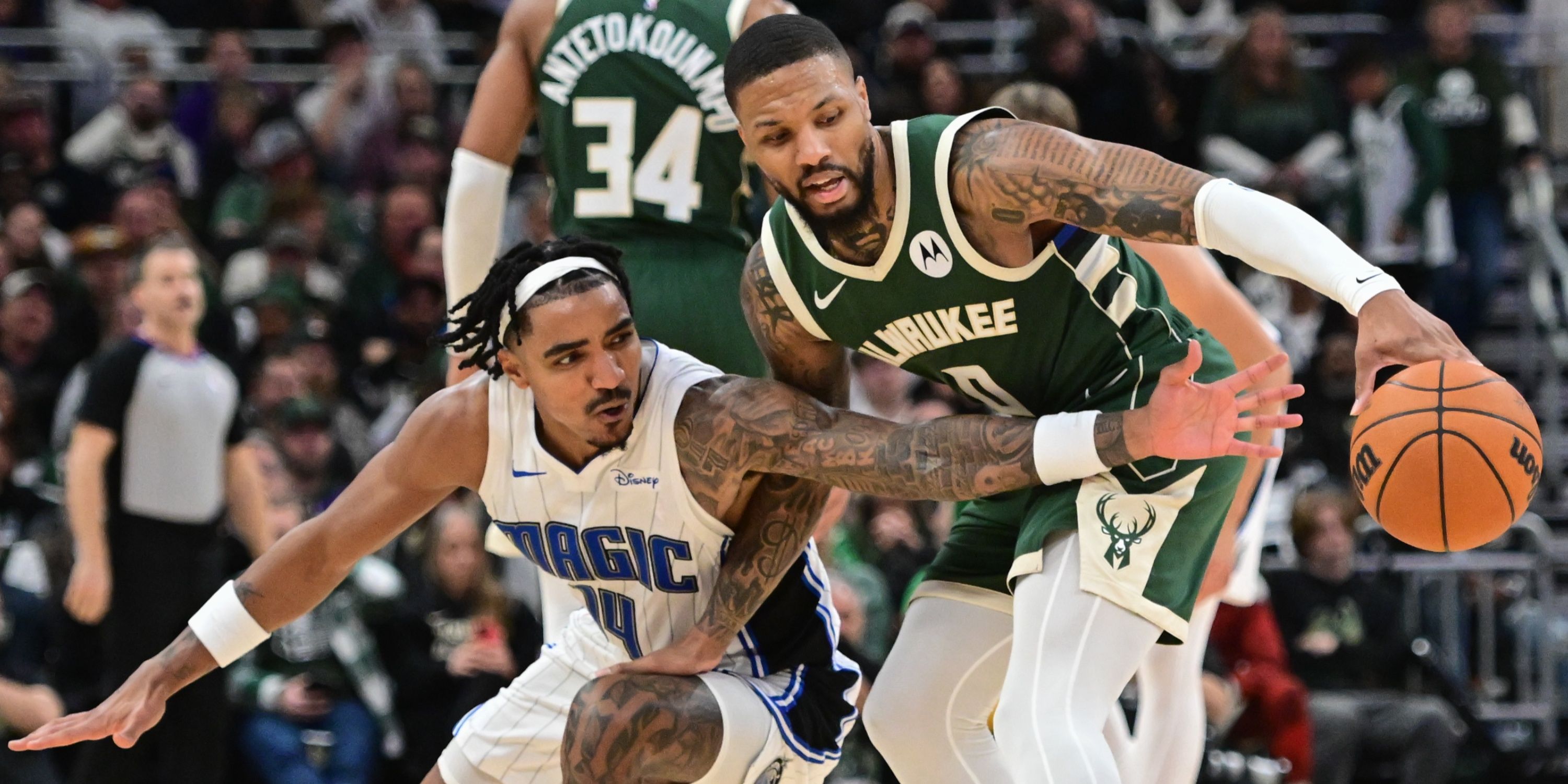 Gary Harris and Damian Lillard