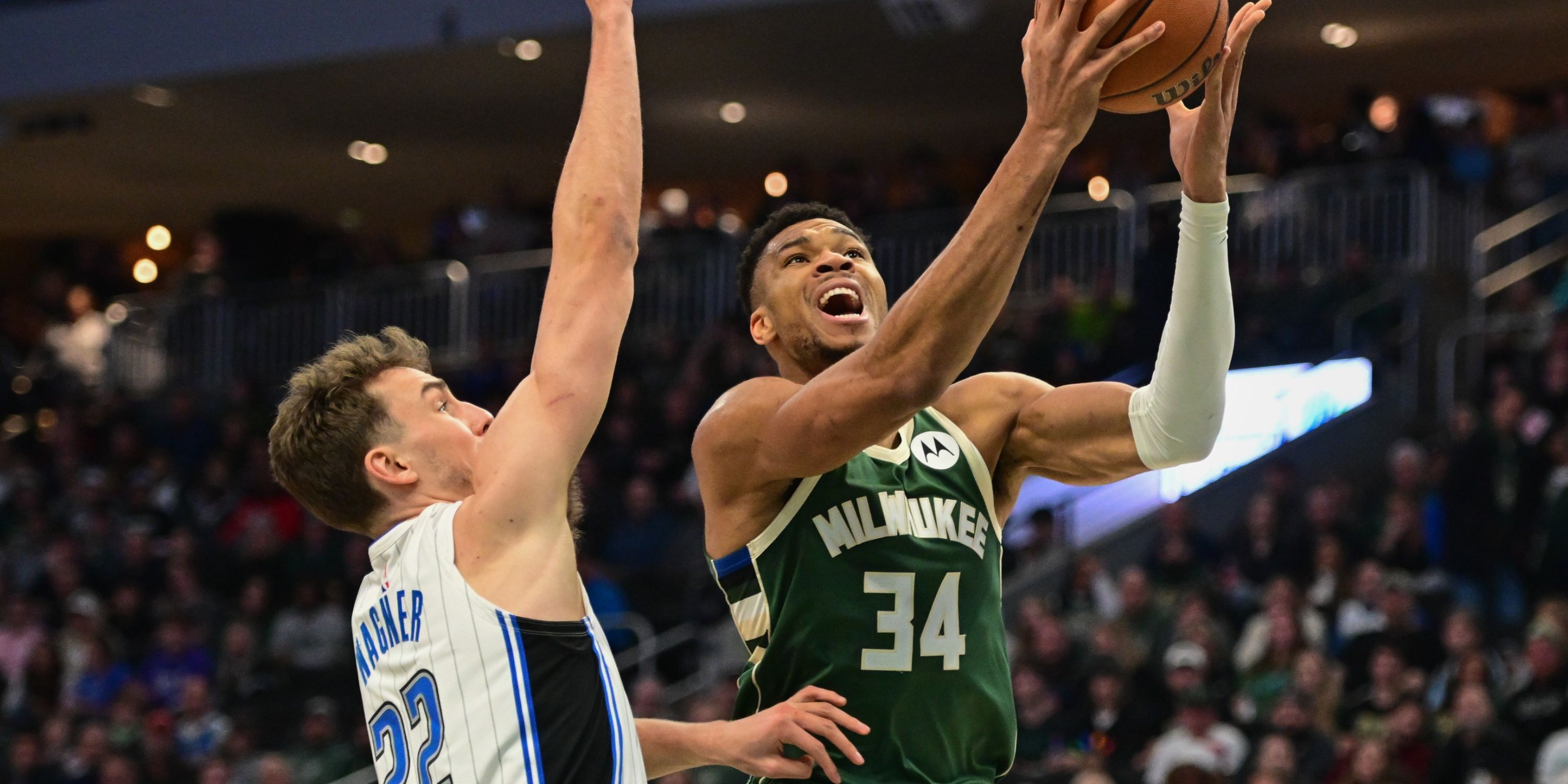 Giannis Antetokounmpo and Franz Wagner