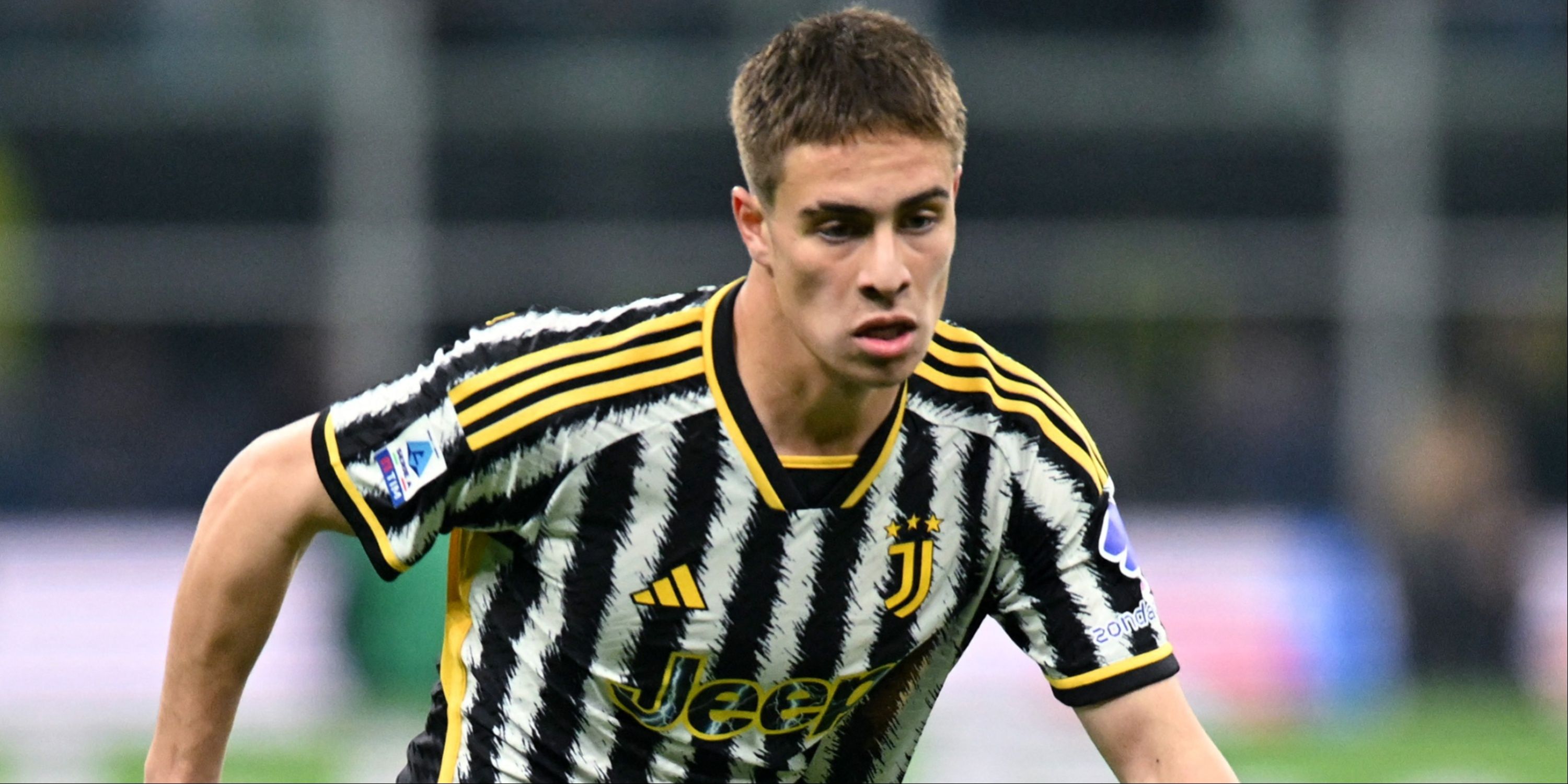 Kenan Yildiz in action for Juventus