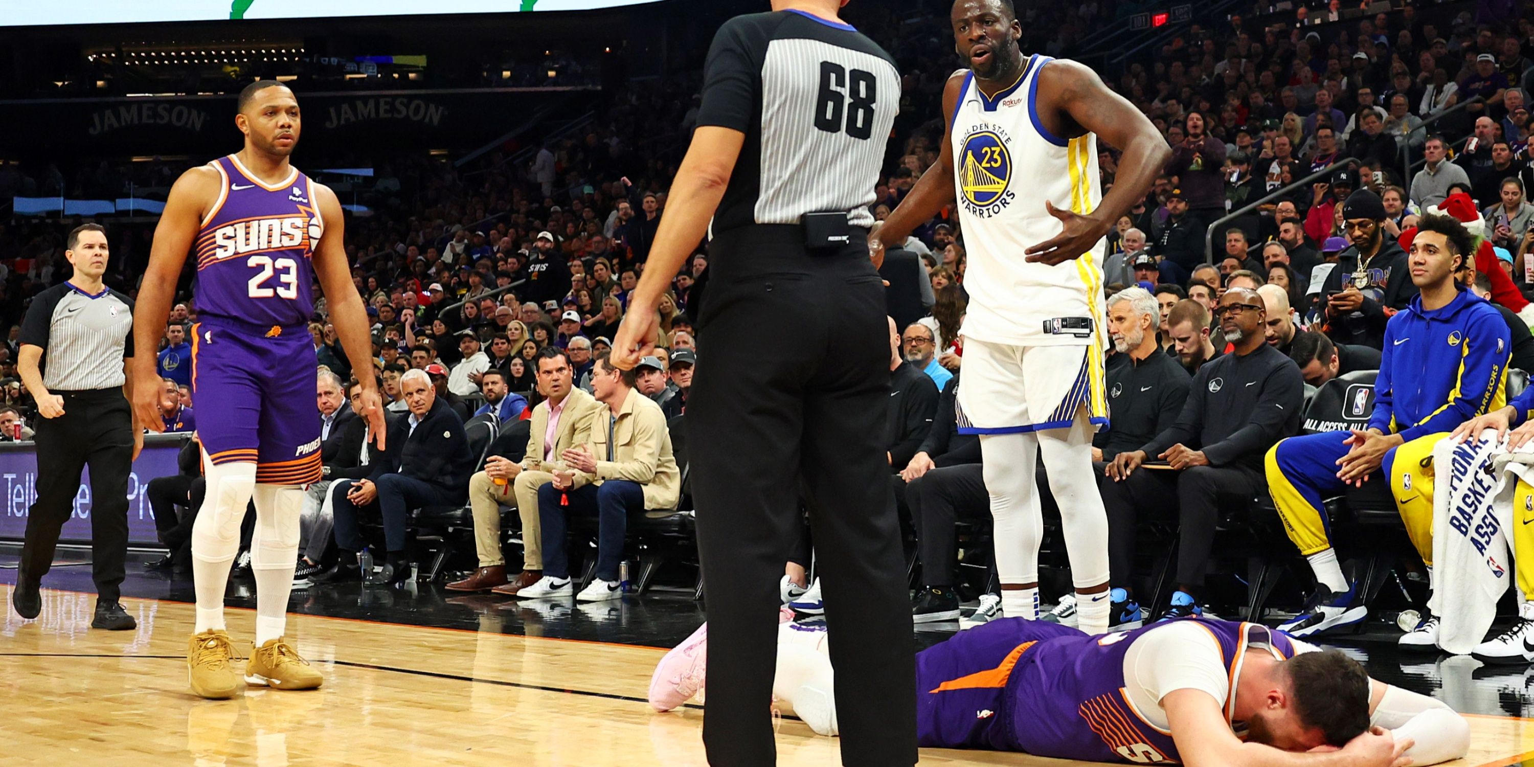 Draymond Green and Jusuf Nurkic