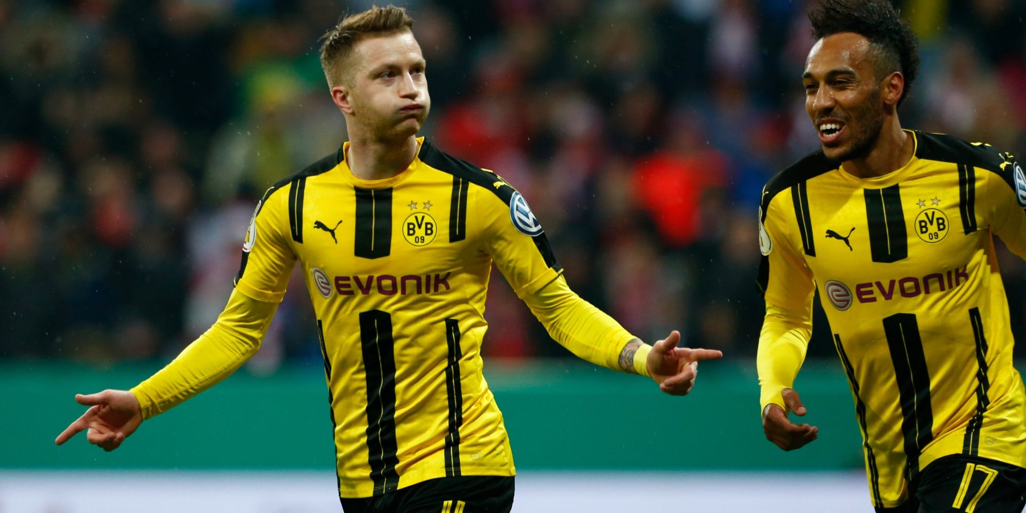 Aubameyang and Reus formed a deadly duo.