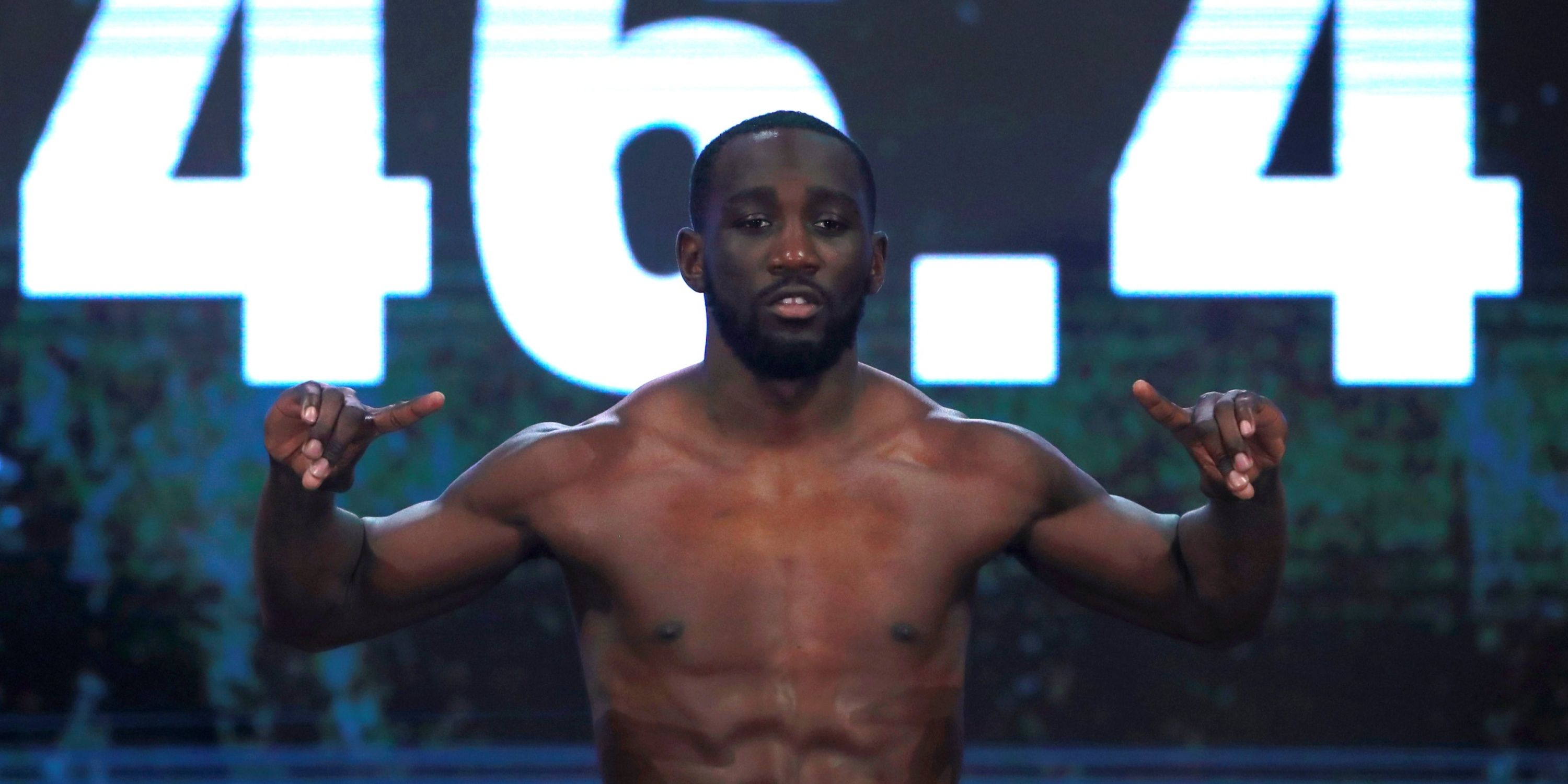 Terence Crawford weighing in