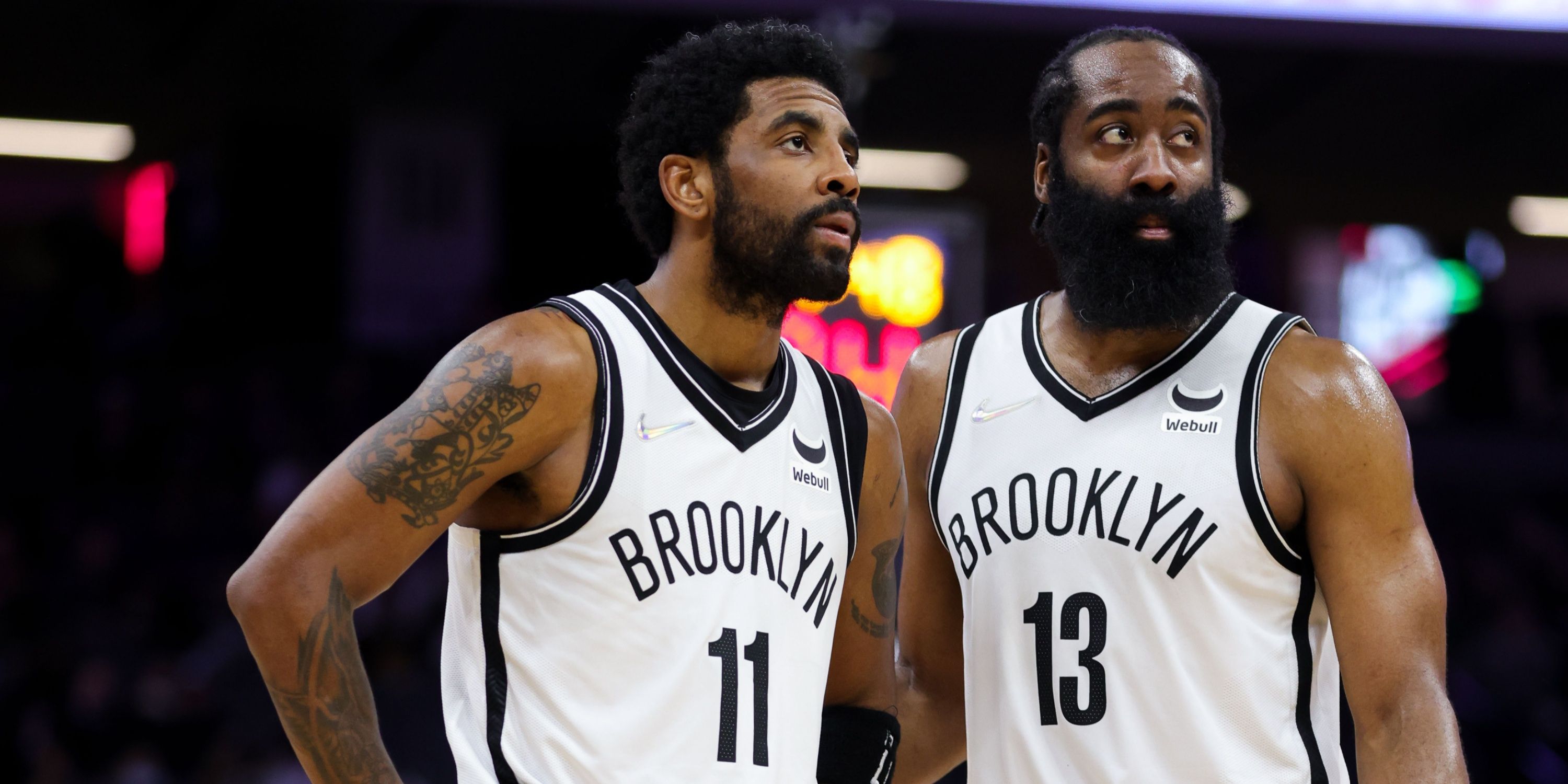 Irving and Harden with the Nets