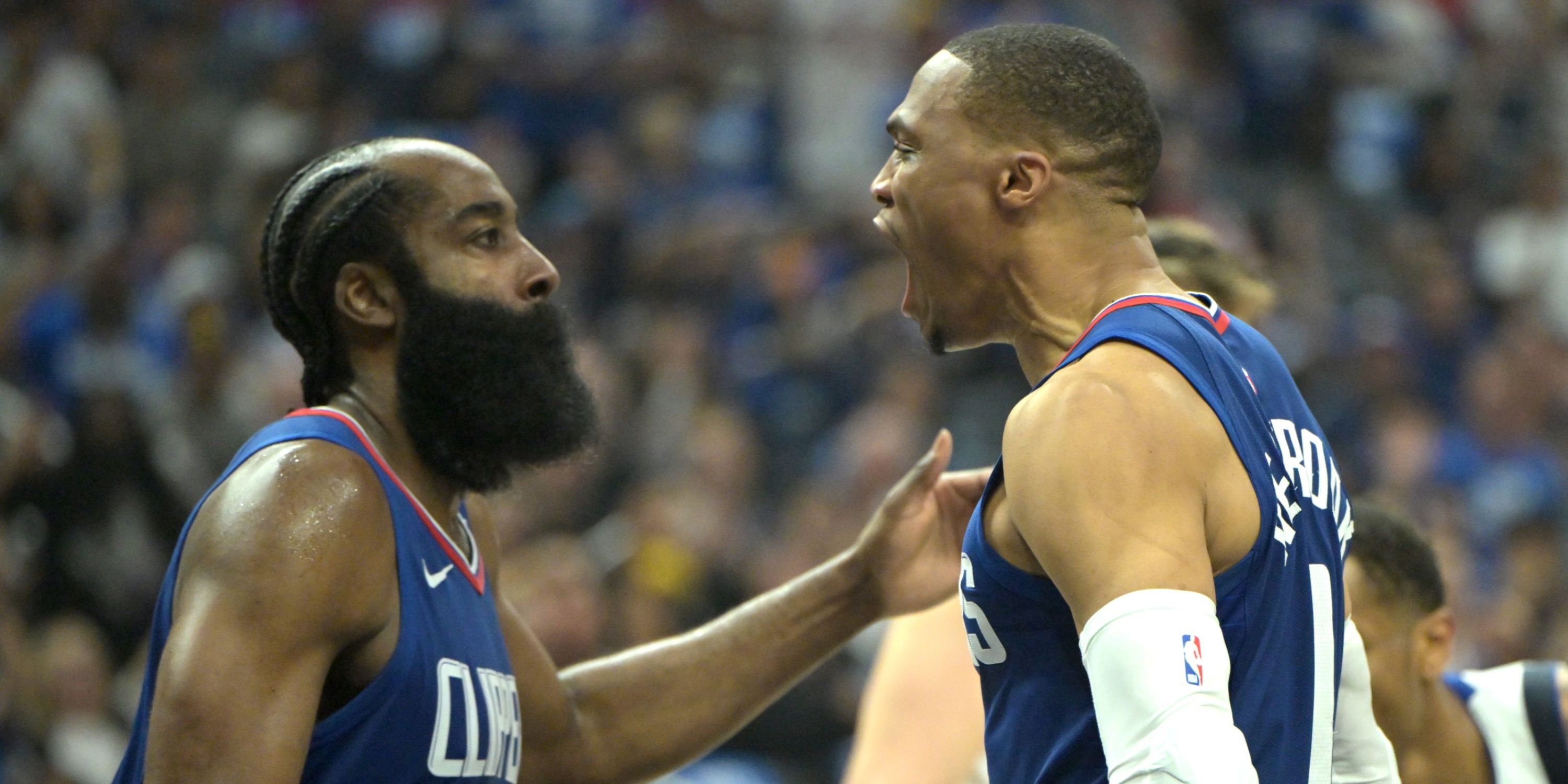 James Harden and Russell Westbrook