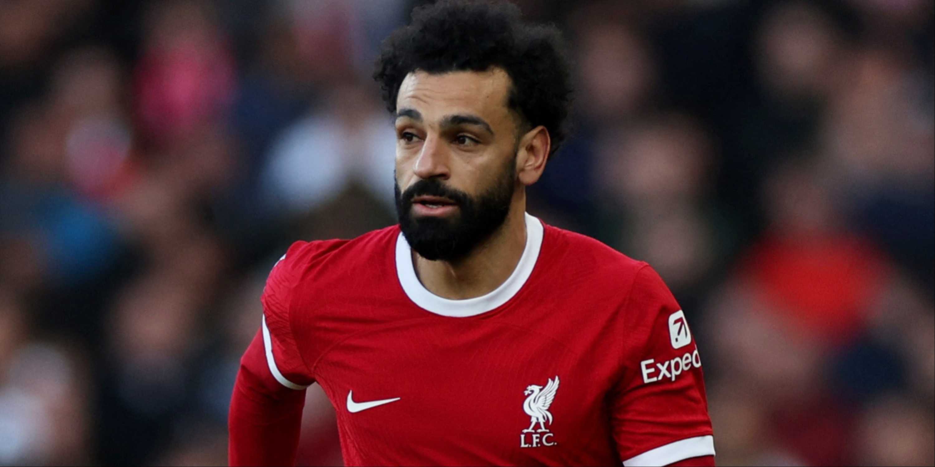Mohamed Salah in action for Liverpool