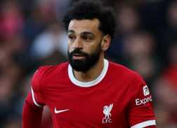 Mohamed Salah in action for Liverpool