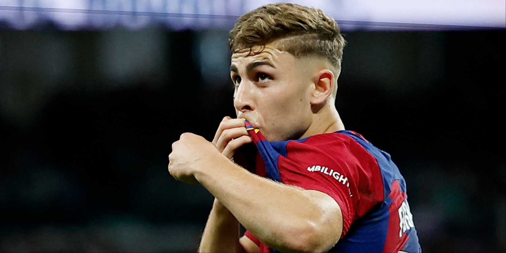 Fermin Lopez celebrates