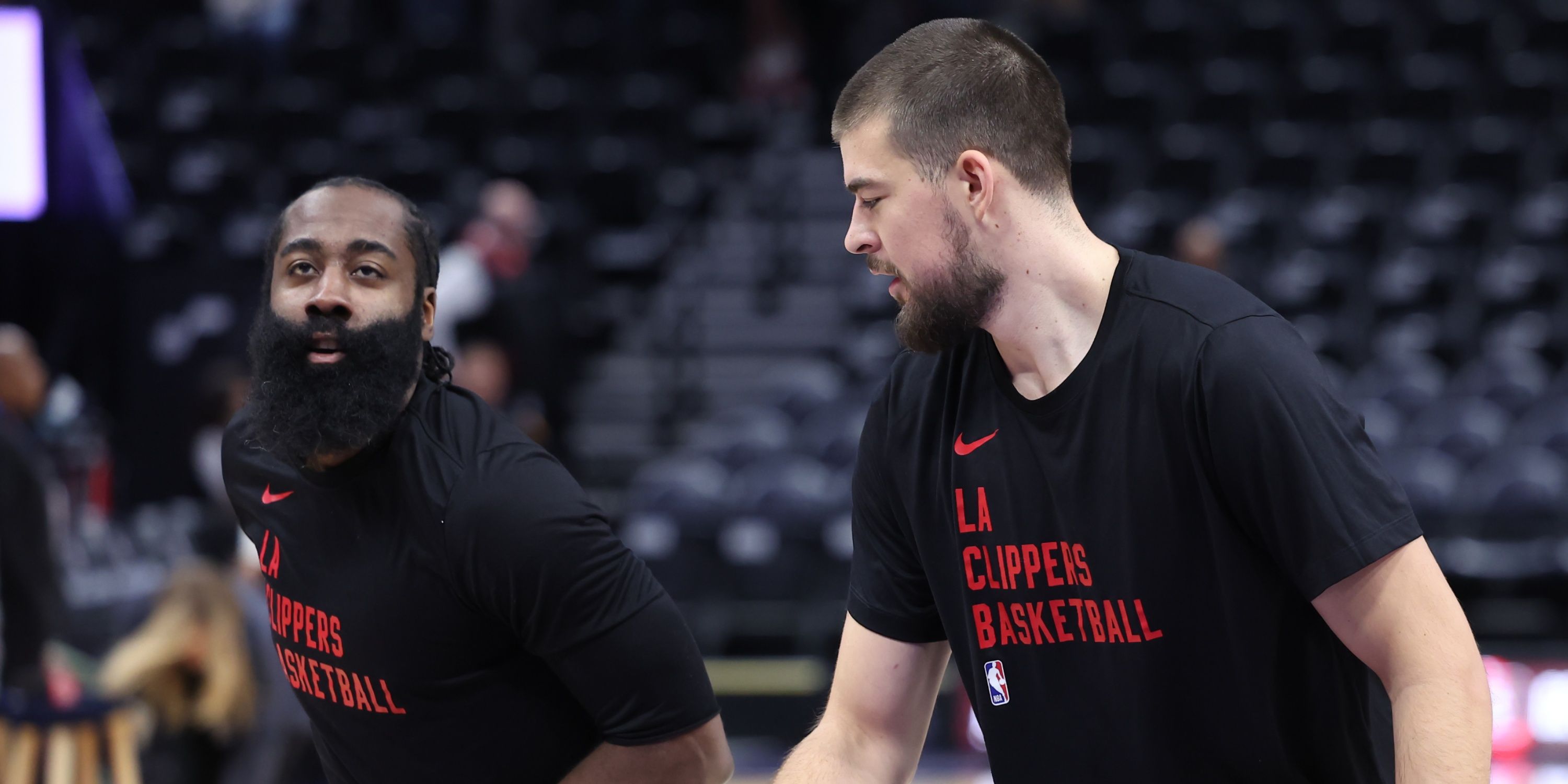Ivica Zubac and James Harden