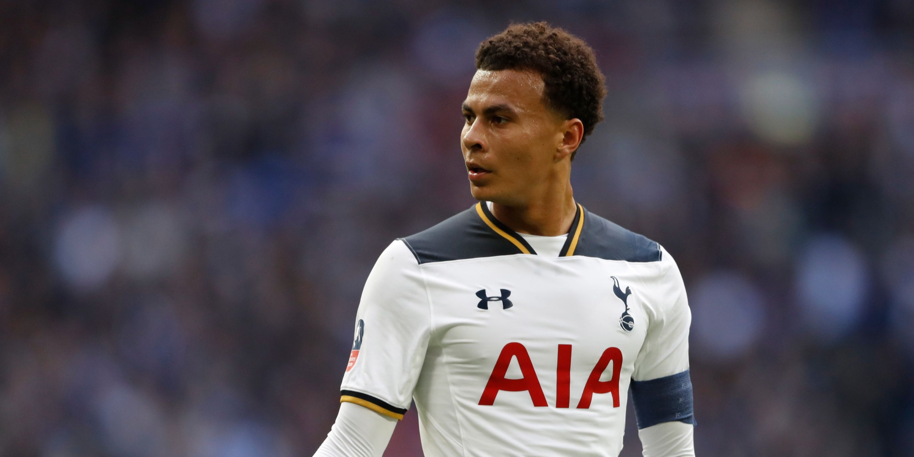 Tottenham's Dele Alli looks on