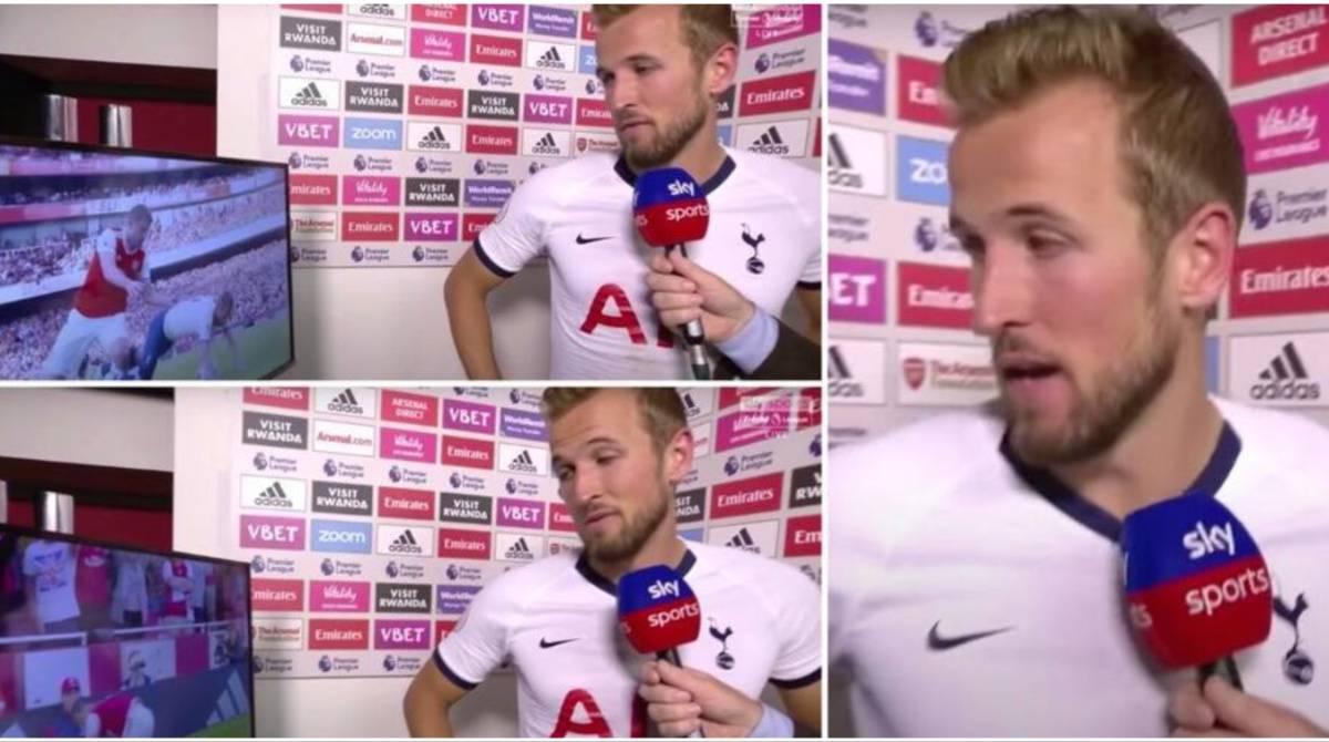 When Harry Kane Was Forced to Rewatch His 'Dive' vs Arsenal in 2019