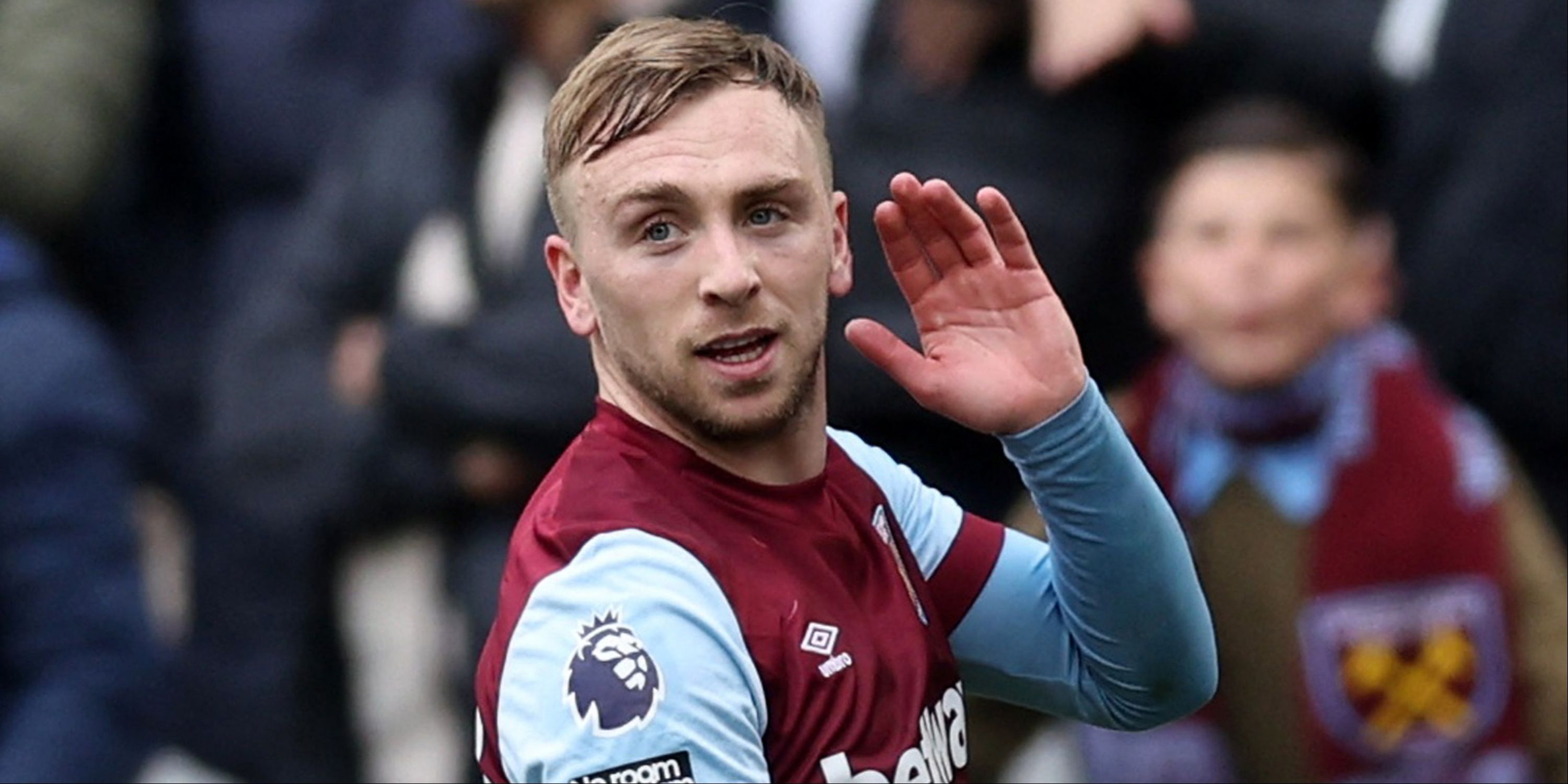 Jarrod Bowen celebrates scoring for West Ham