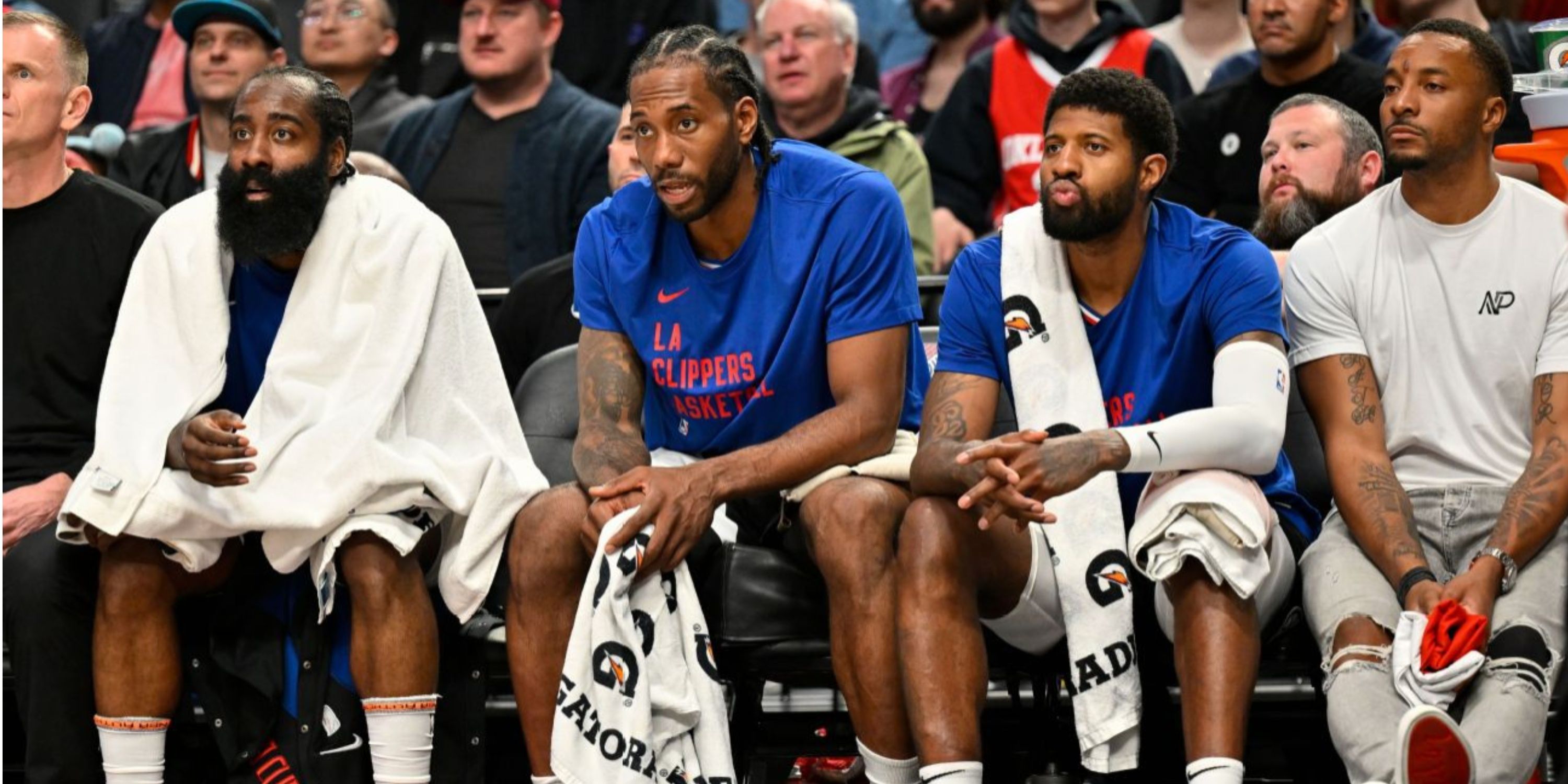 James Harden Kawhi Leonard Paul George Los Angeles Clippers 