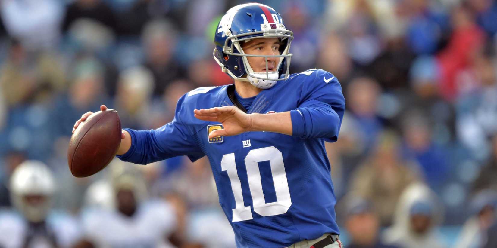New York Giants quarterback Eli Manning