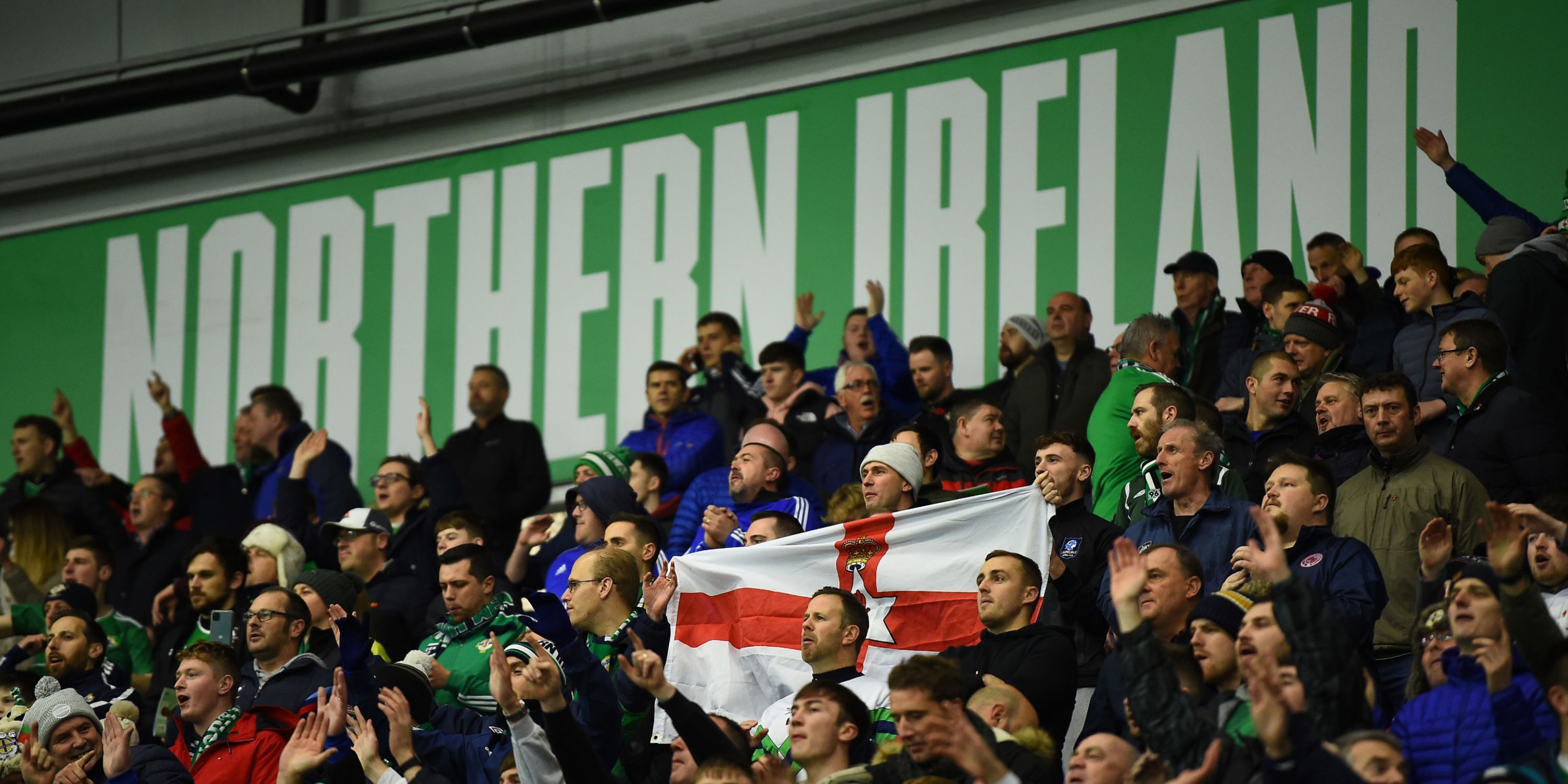 Northern Ireland fans watch their nation