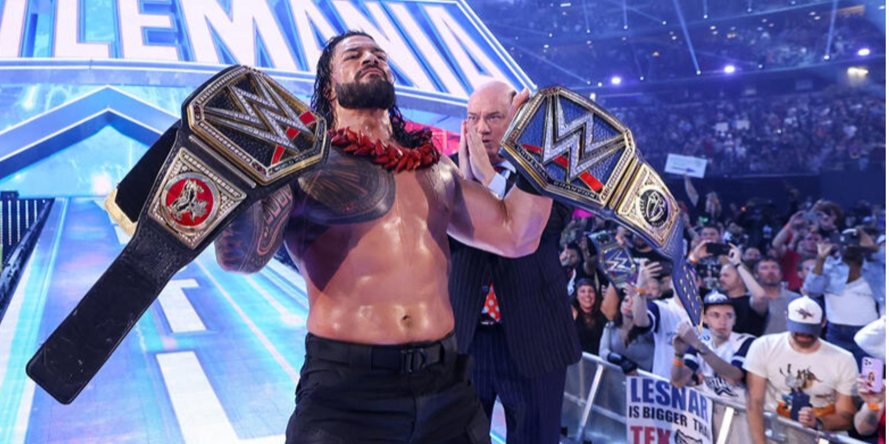 Roman Reigns as a unified champion