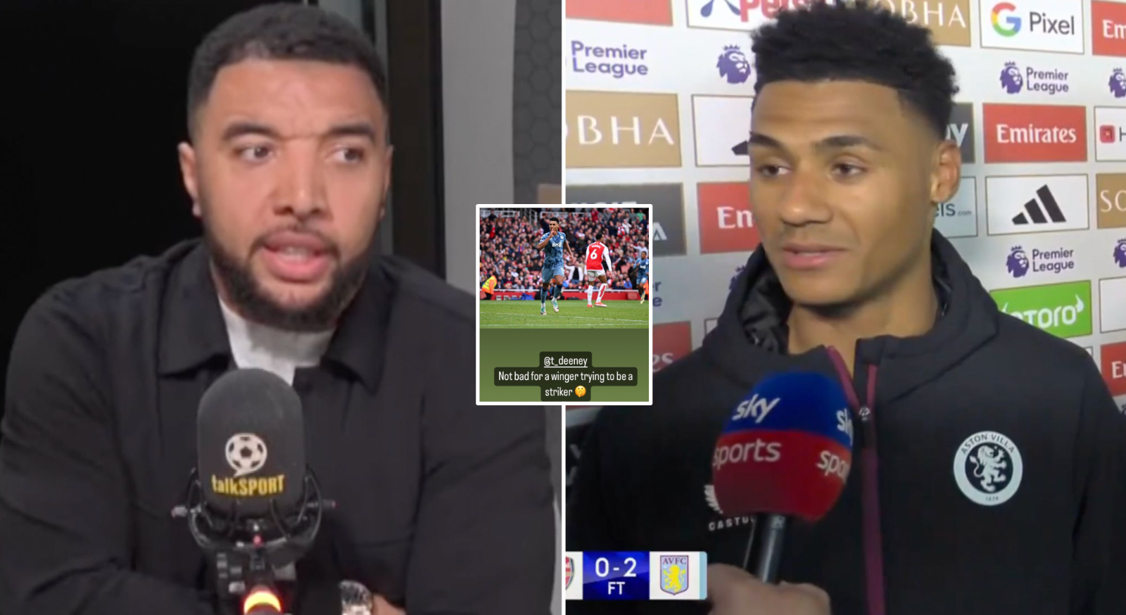 Ollie Watkins Hits Back at Troy Deeney After Arsenal 0-2 Aston Villa