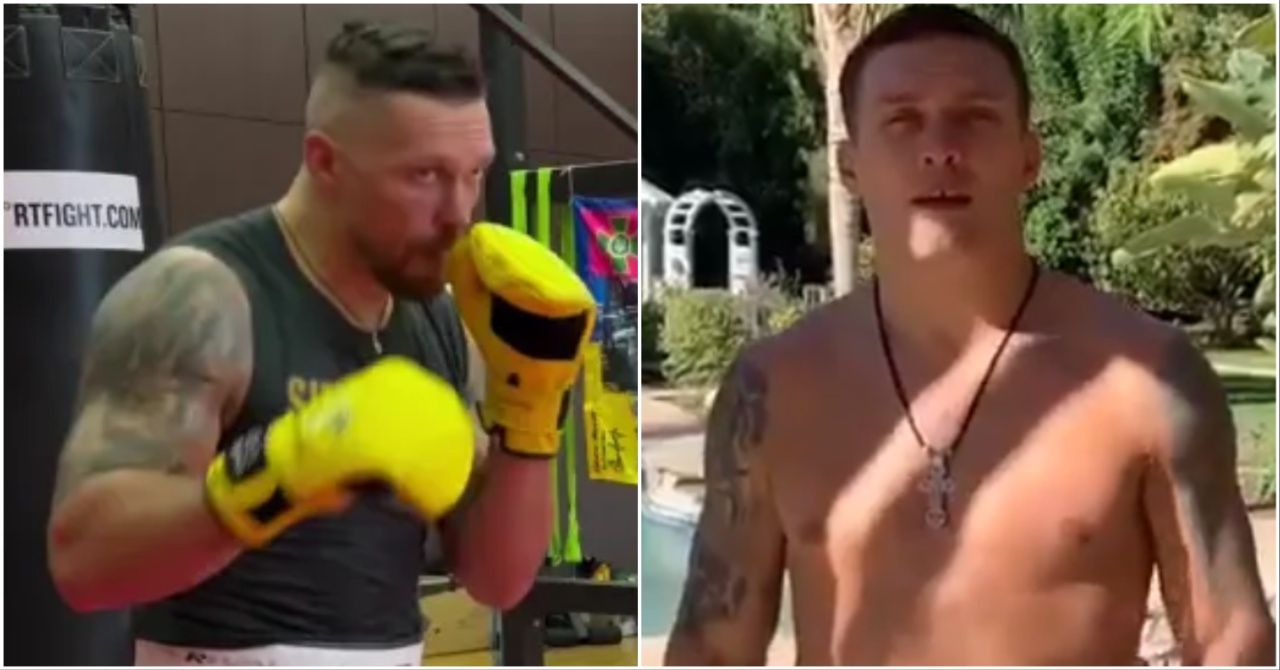 Oleksandr Usyk Shows Off New Physique Ahead of Tyson Fury Fight