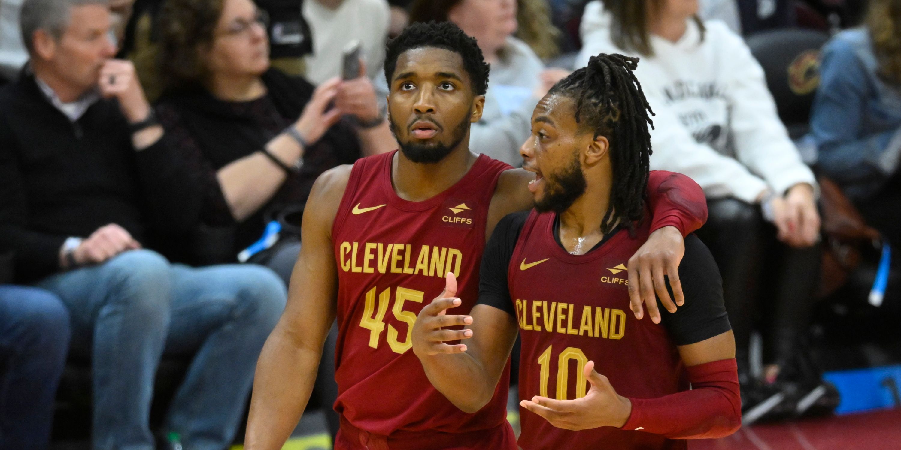 Darius Garland, Donovan Mitchell, Cleveland Cavaliers