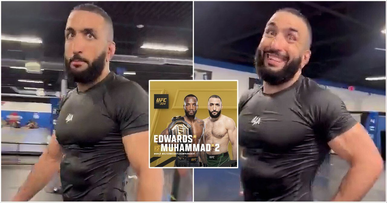 Belal Muhammad's Live Reaction to Hearing About Leon Edwards UFC 304 Fight