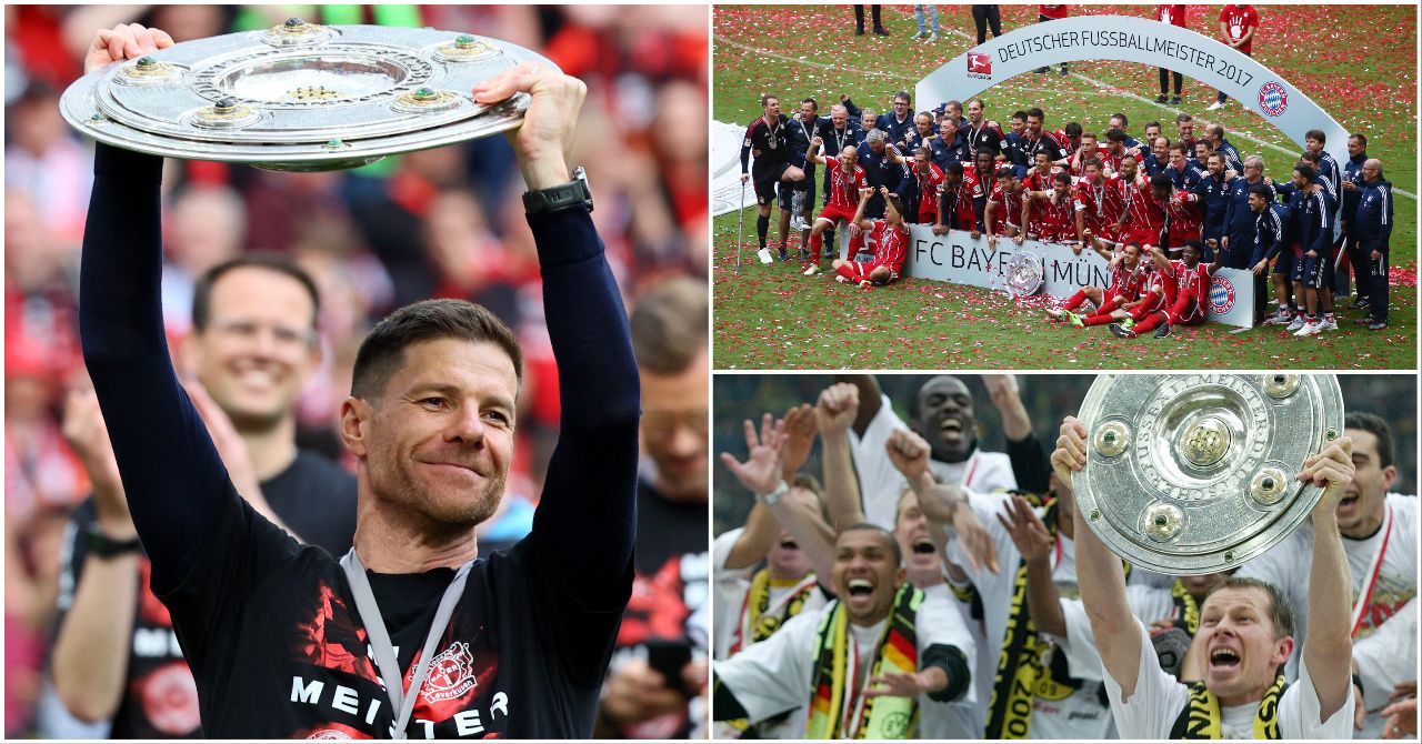 All Bundesliga Winners in the Competition's History