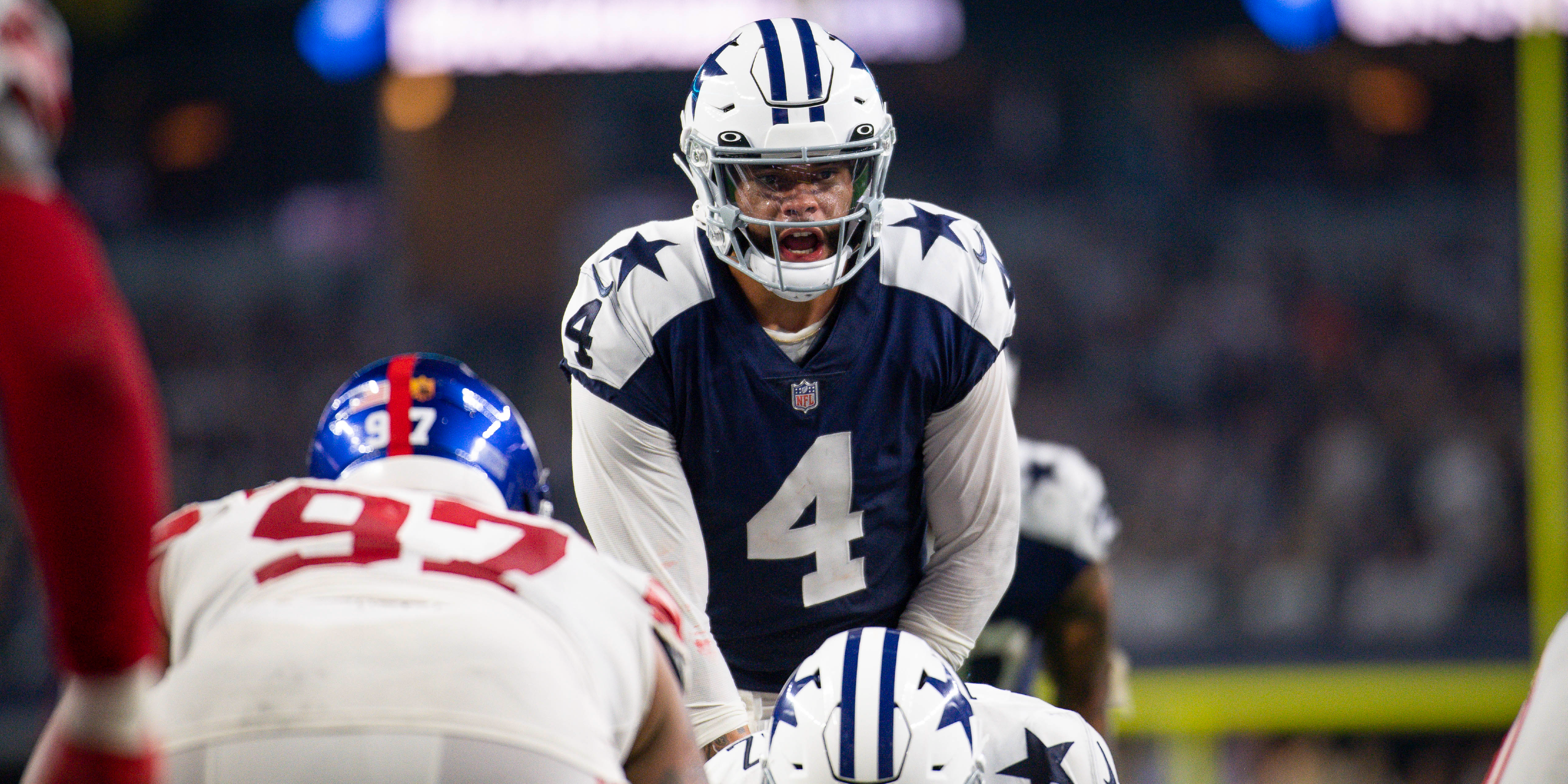 Dak Prescott QB Dallas Cowboys vs New York Giants