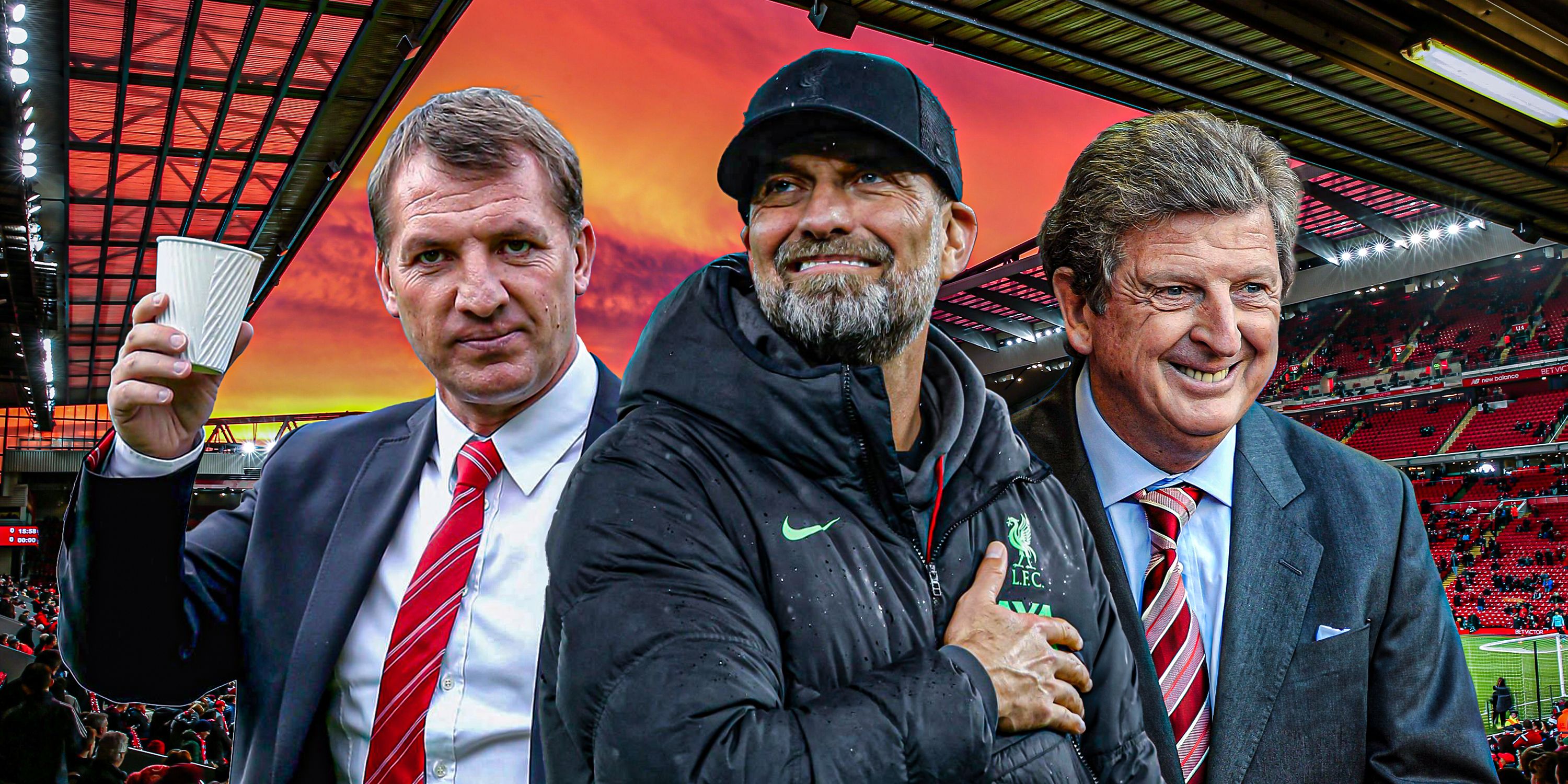 Featured Image featuring Jurgen Klopp, Brendan Rodgers and Roy Hodgson. 