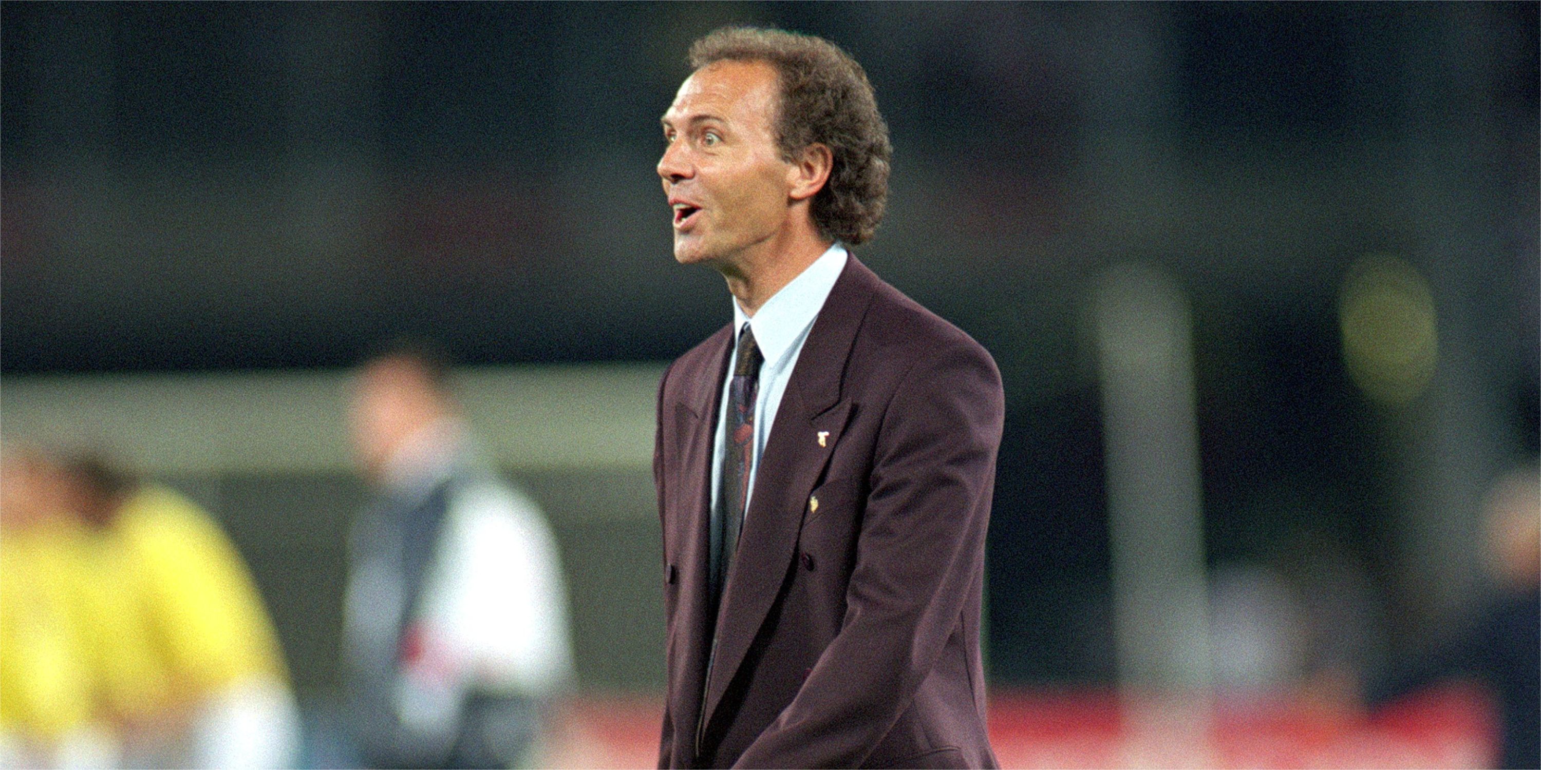 Franz Beckenbauer as manager of Germany