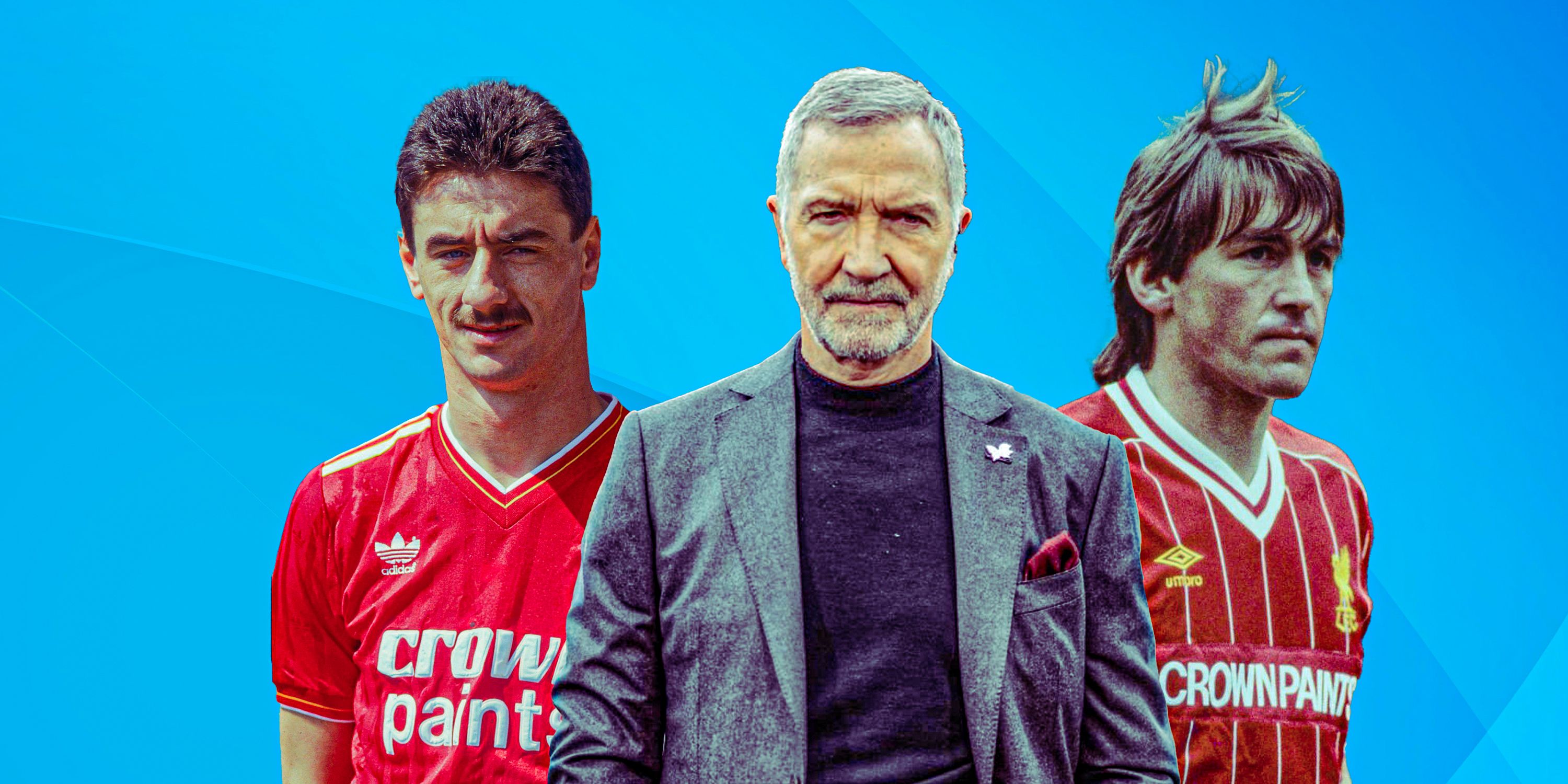 Graeme Souness with Kenny Dalglish and Ian Rush