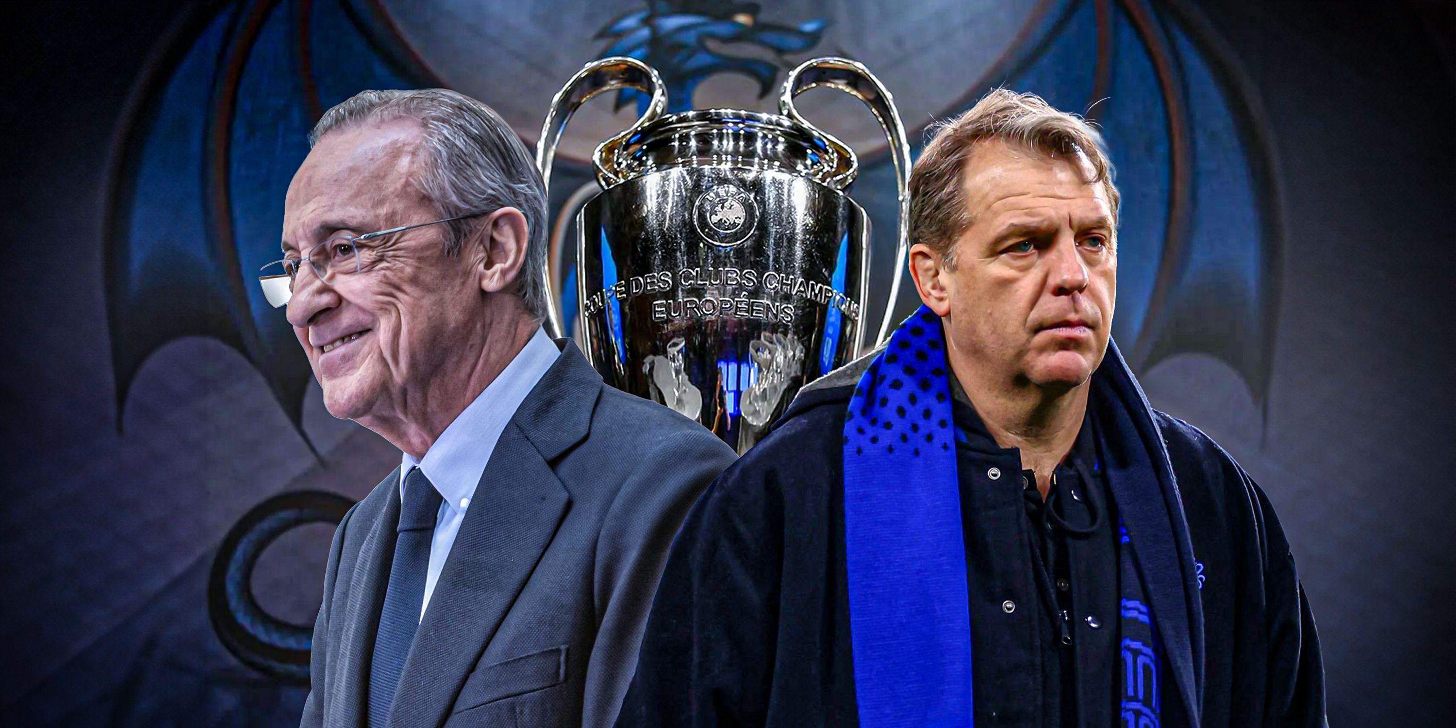 Florentino Perez, Todd Boehly and the Champions League trophy